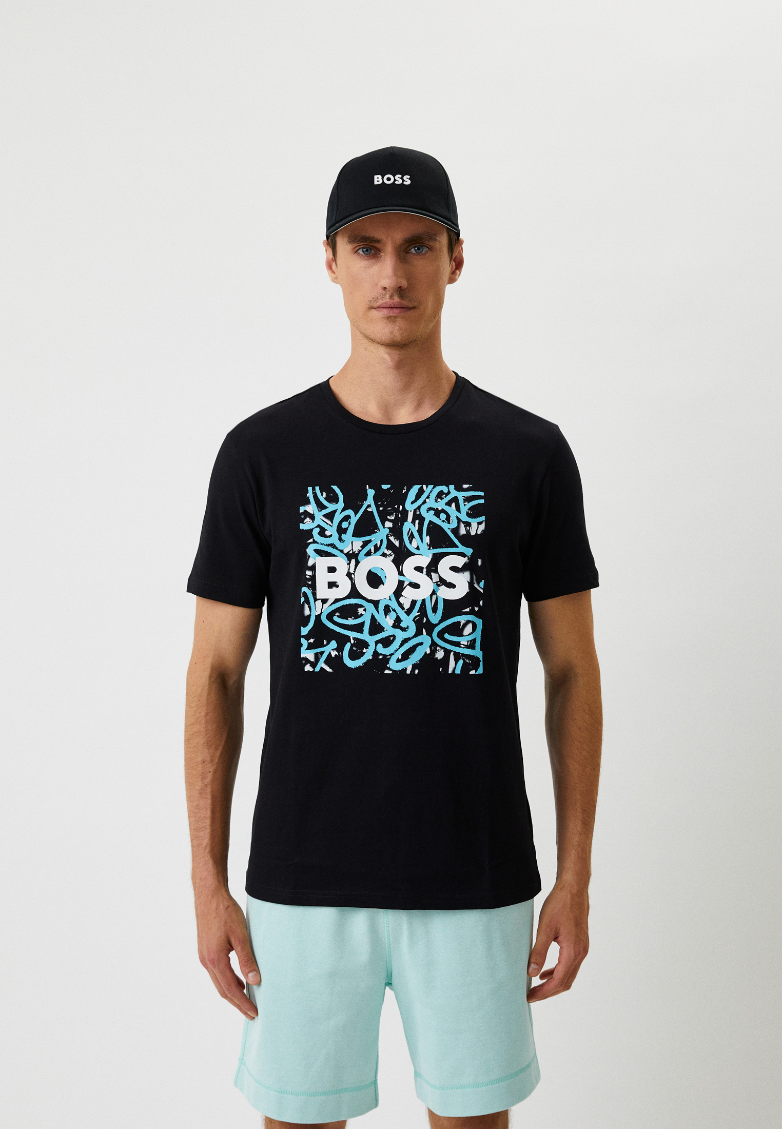 Мужская футболка Boss (Босс) 50483183: изображение 1