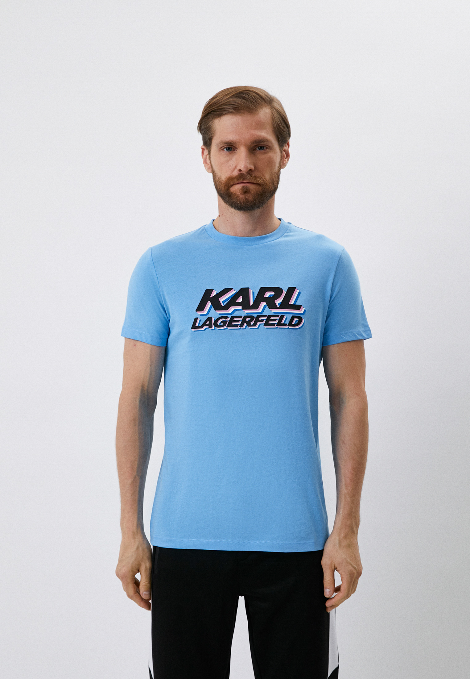 Мужская футболка Karl Lagerfeld (Карл Лагерфельд) 755080-523224: изображение 1