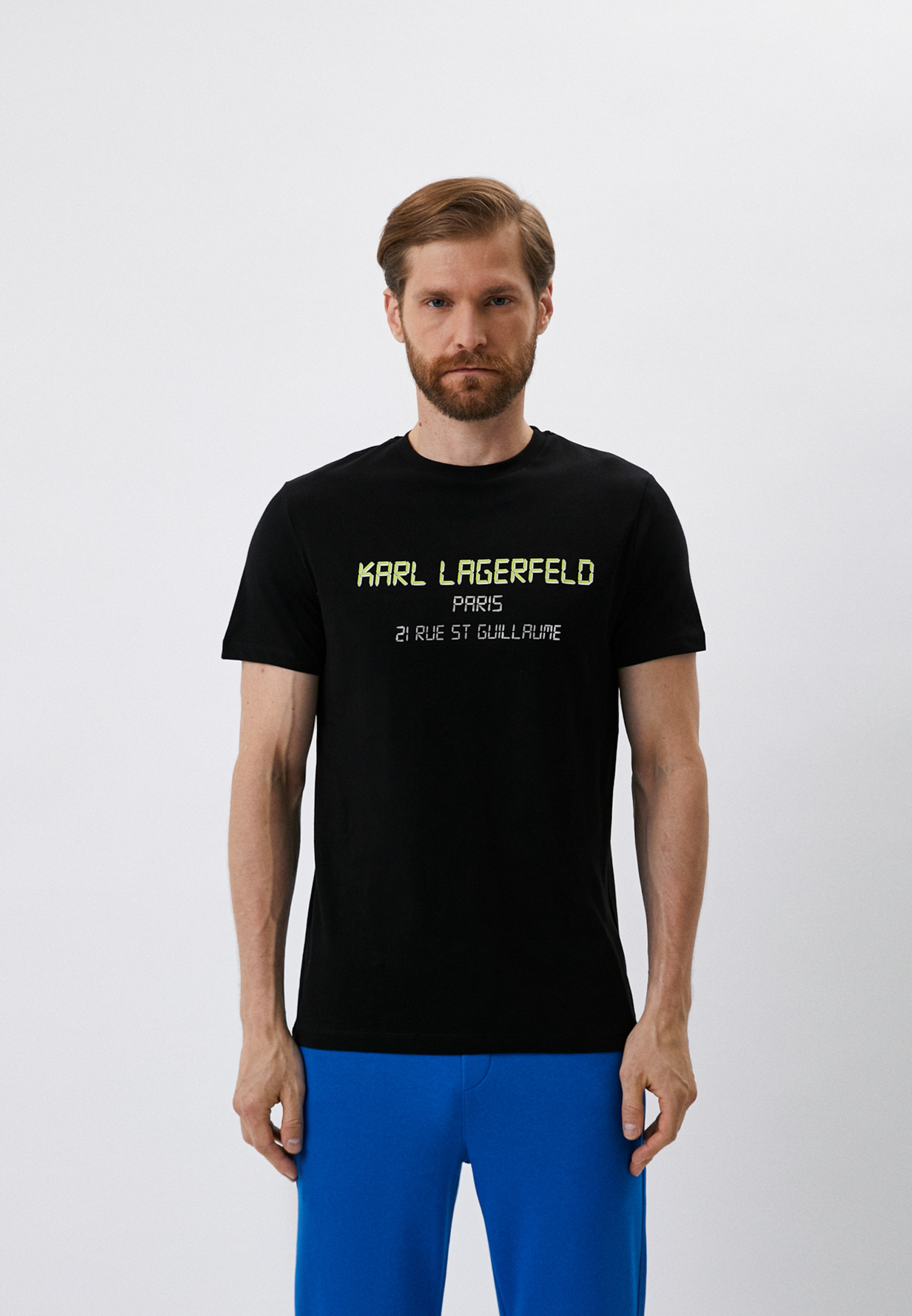 Мужская футболка Karl Lagerfeld (Карл Лагерфельд) 755081-523224: изображение 1