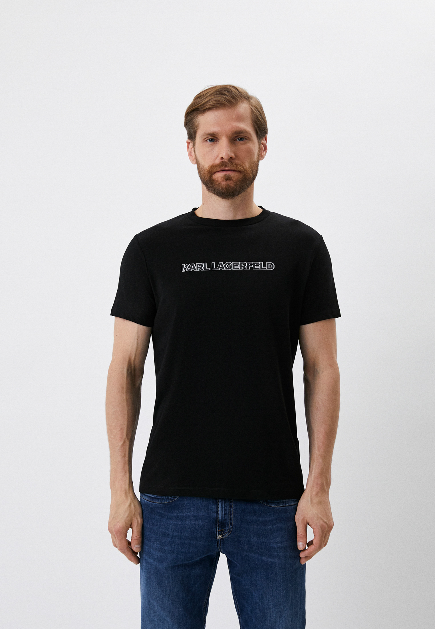 Мужская футболка Karl Lagerfeld (Карл Лагерфельд) 755402-523221: изображение 1