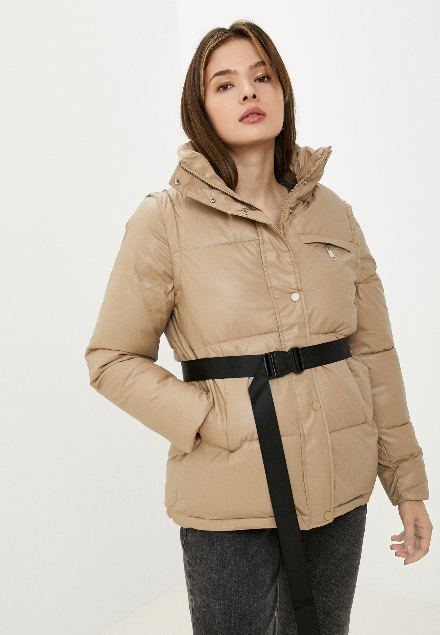 Утепленная куртка женская Moki М2058 купить за 5950 руб.