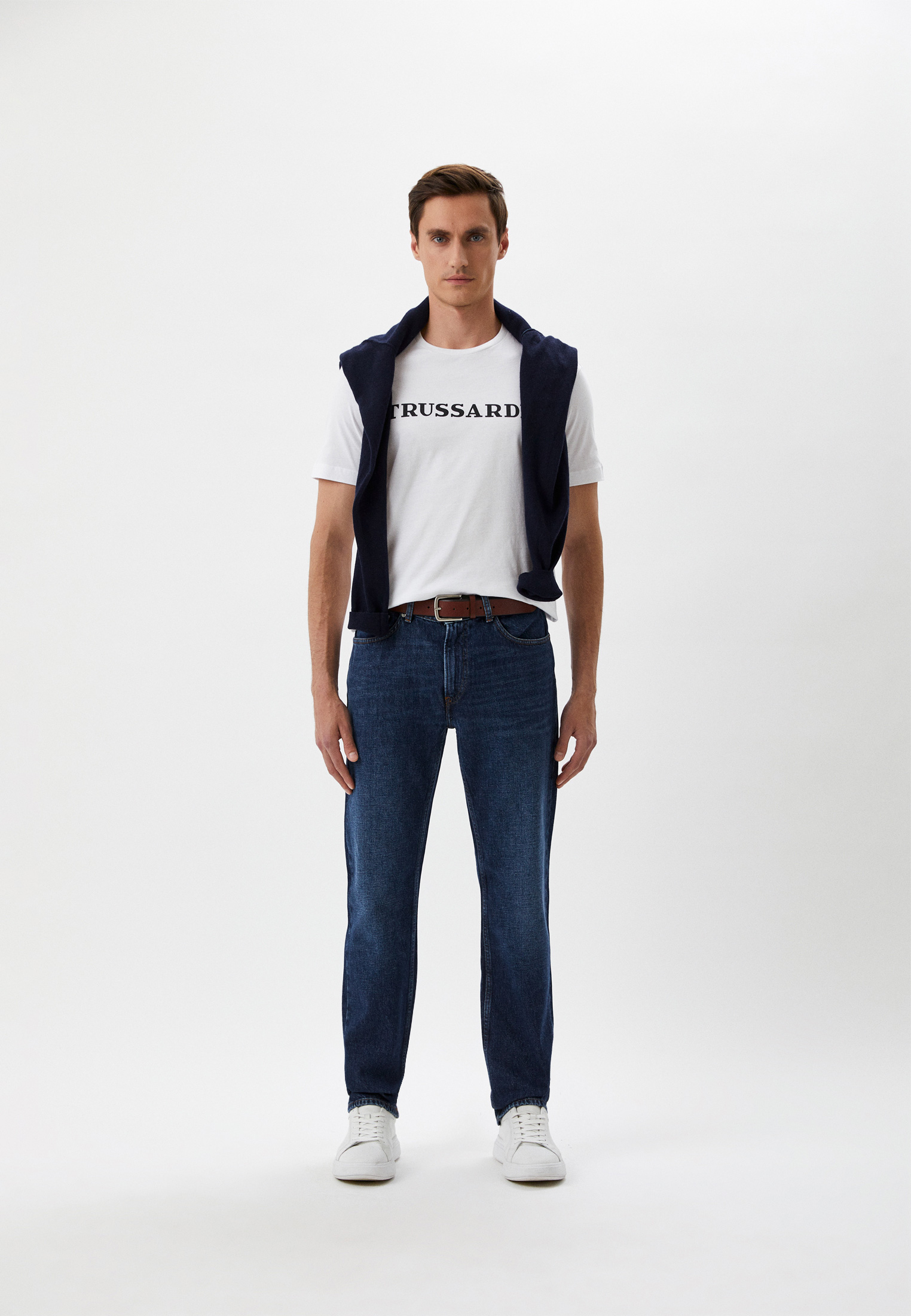 Мужские прямые джинсы Trussardi (Труссарди) 52J00001-1T005946: изображение 2