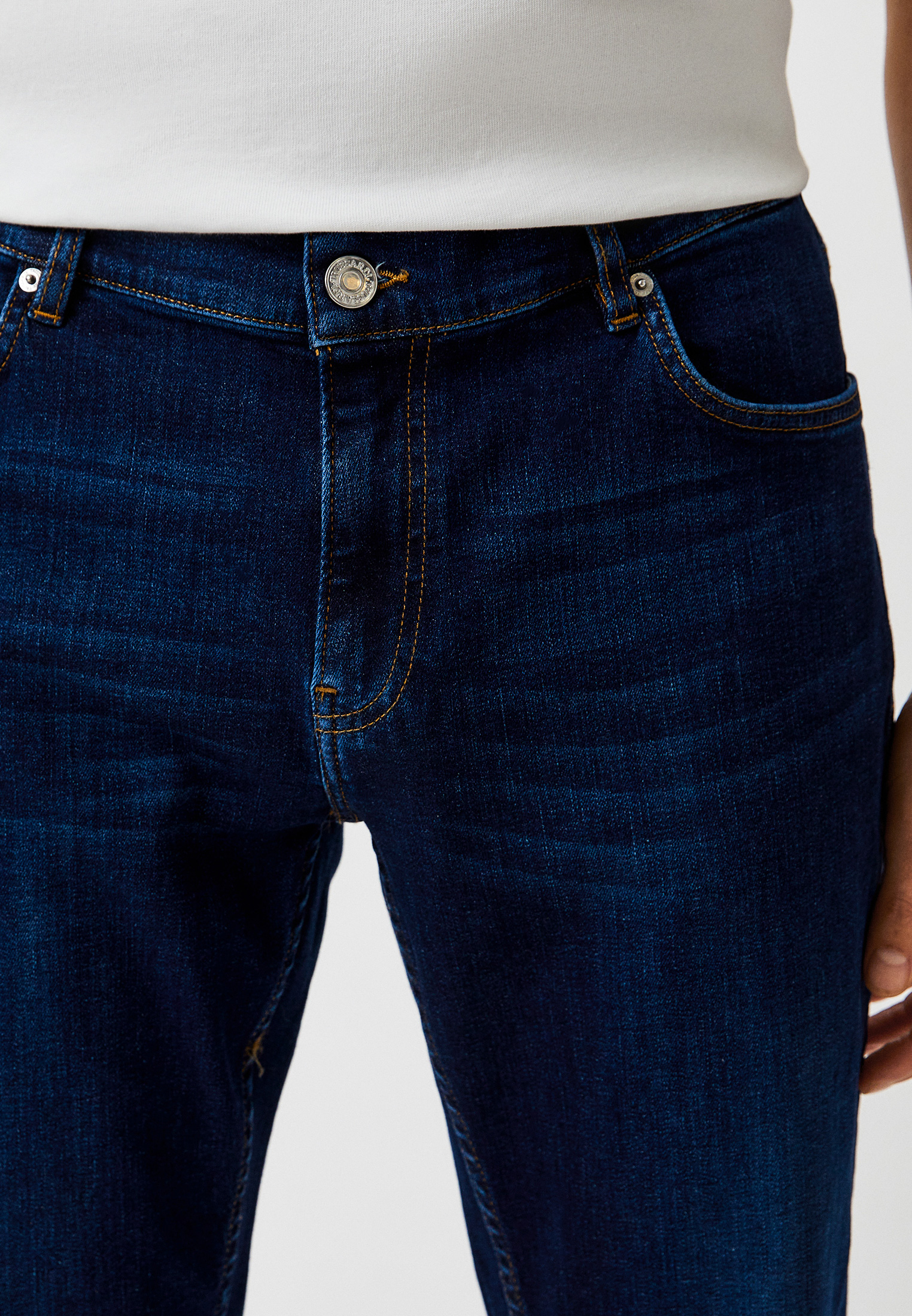 Мужские зауженные джинсы Trussardi (Труссарди) 52J00000-1T005953: изображение 4