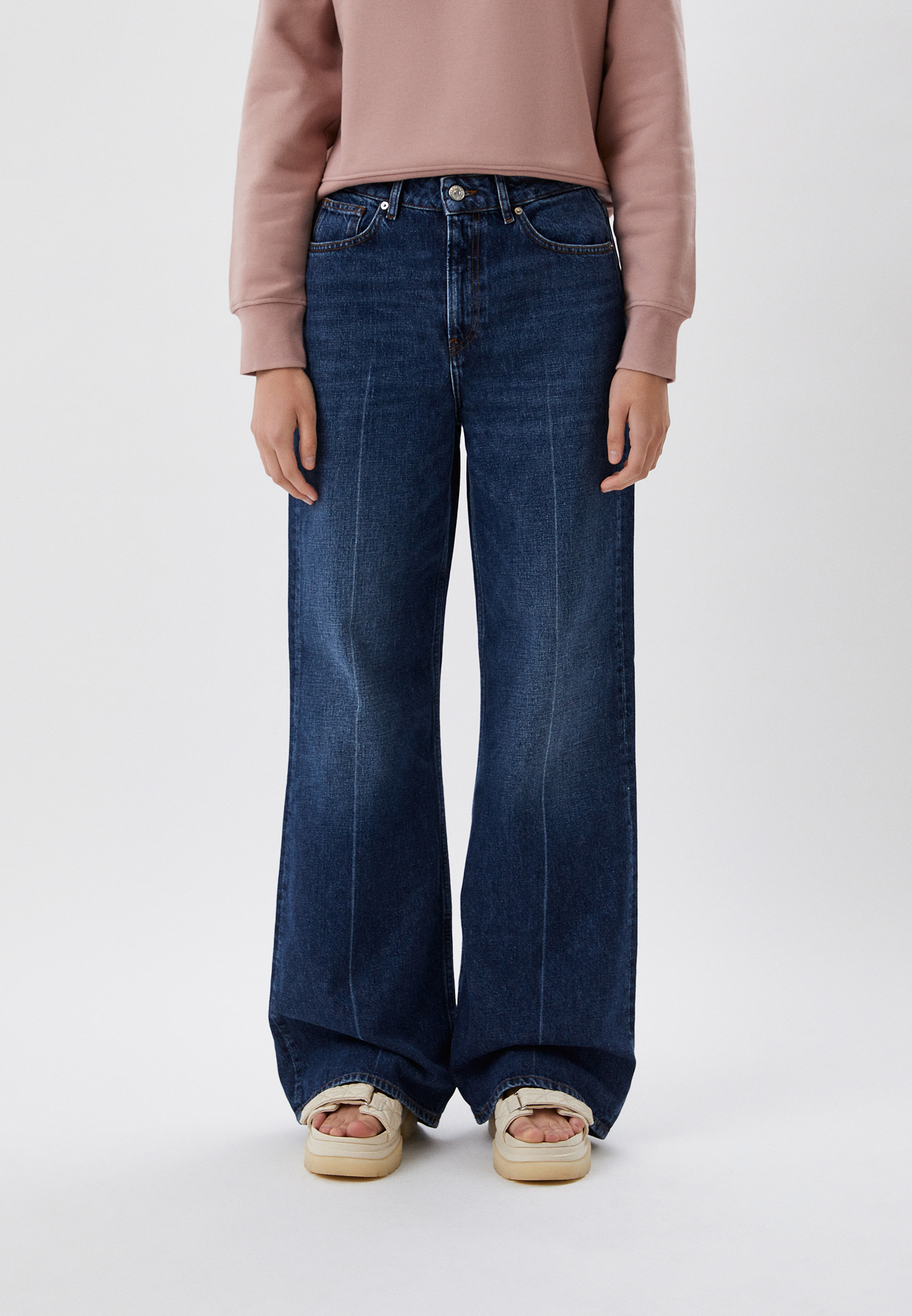 Широкие и расклешенные джинсы Trussardi (Труссарди) 56J00165-1T005946
