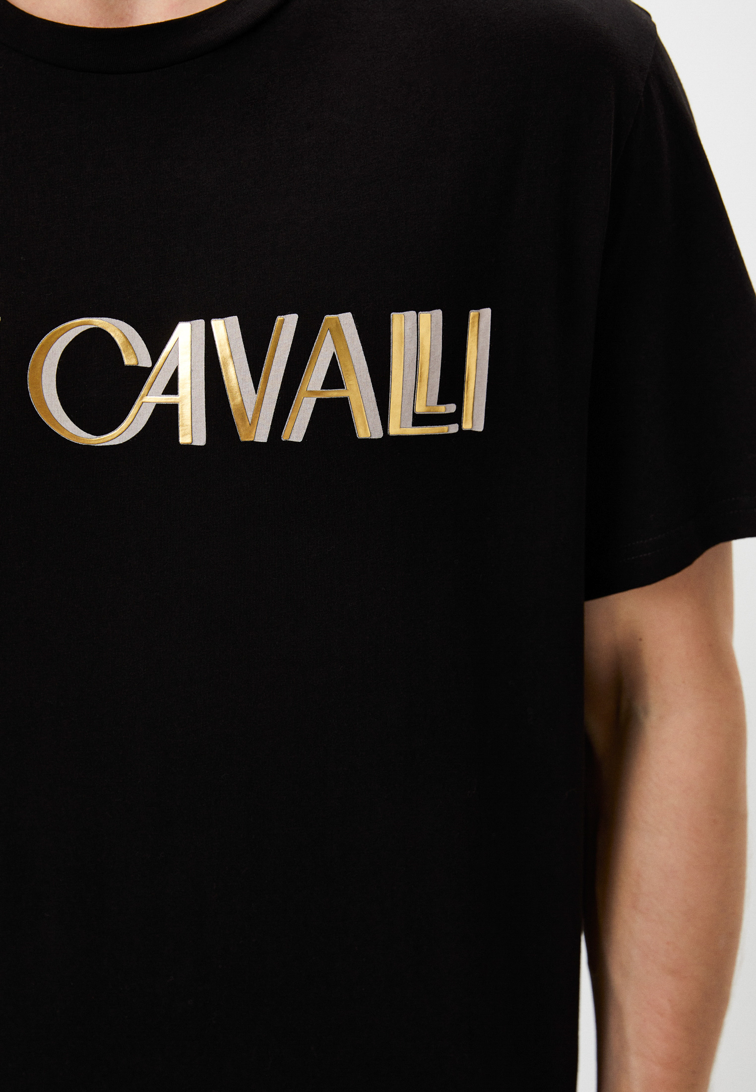 Мужская футболка Just Cavalli (Джаст Кавалли) S01GC0710N20663: изображение 4