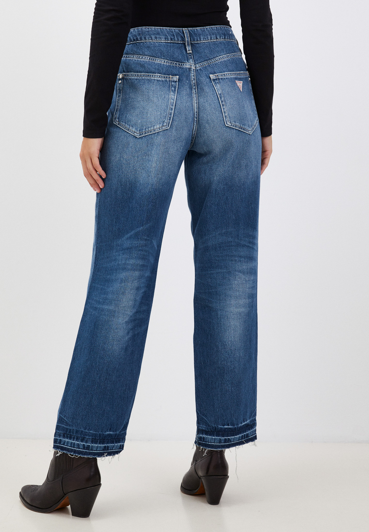 Широкие и расклешенные джинсы Guess Jeans W2YA73D4PX1: изображение 3