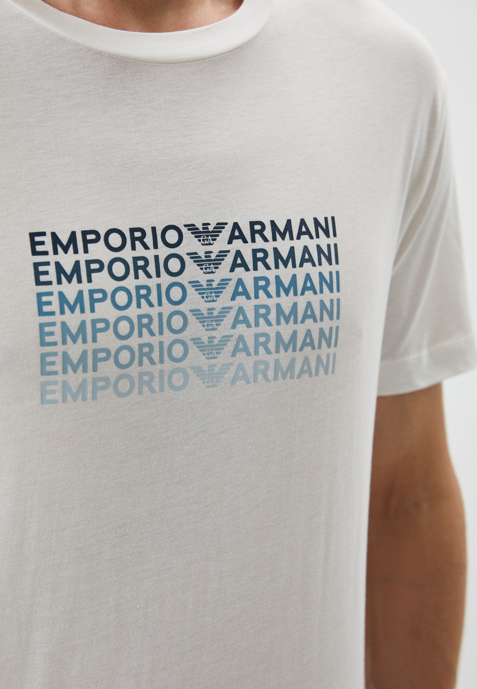 Мужская футболка Emporio Armani (Эмпорио Армани) 6L1TCX 1JPZZ: изображение 4