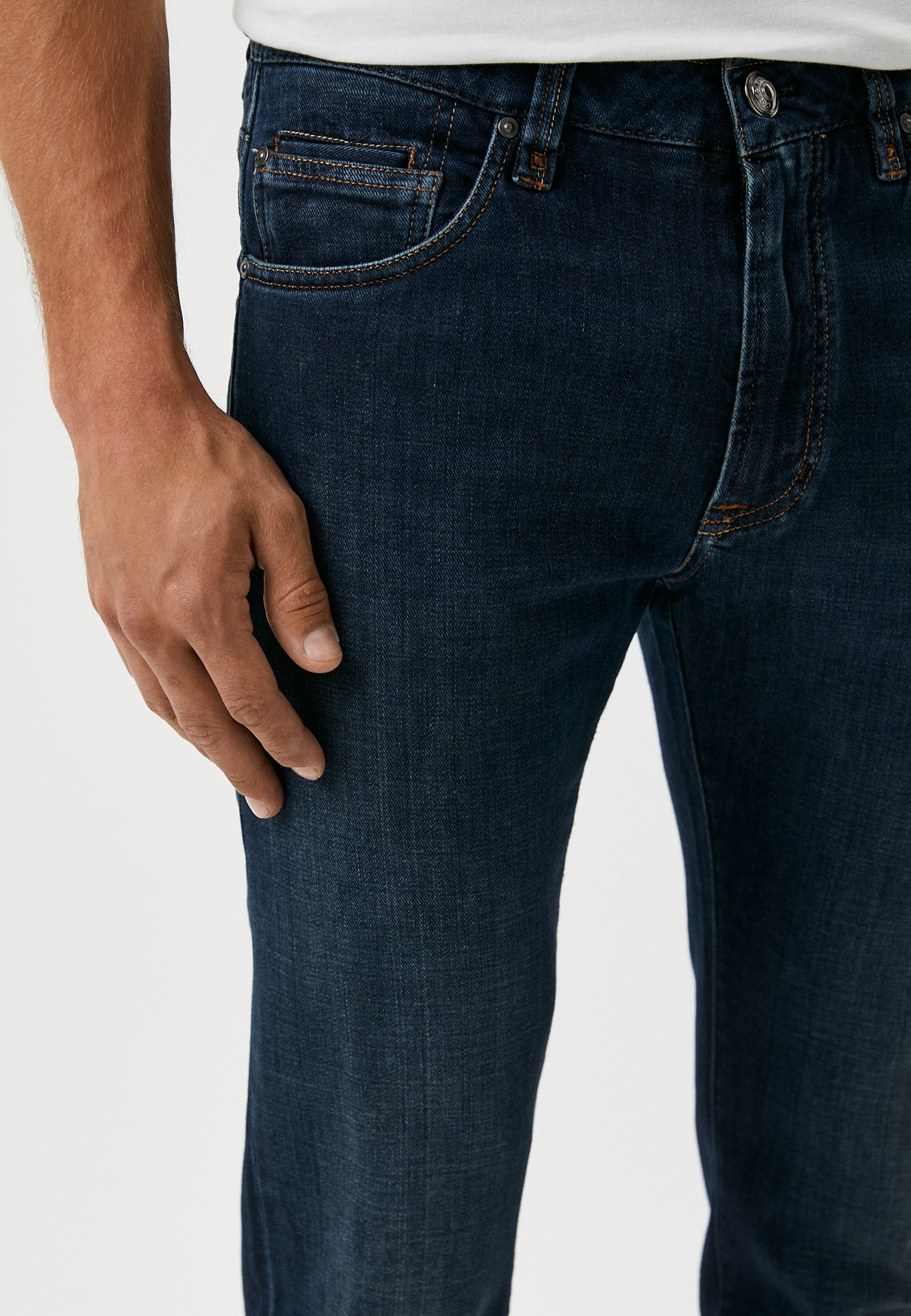 Мужские прямые джинсы Cortigiani 413523: изображение 4