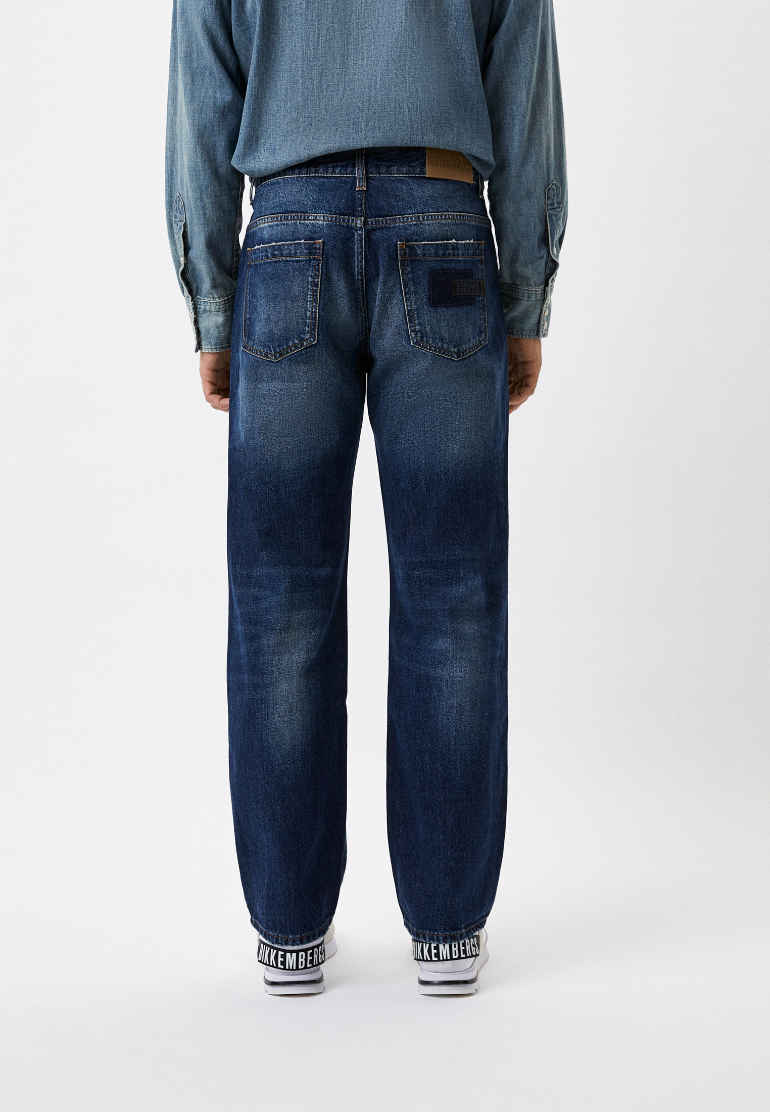 Мужские прямые джинсы Bikkembergs (Биккембергс) CQ00487T9223: изображение 3