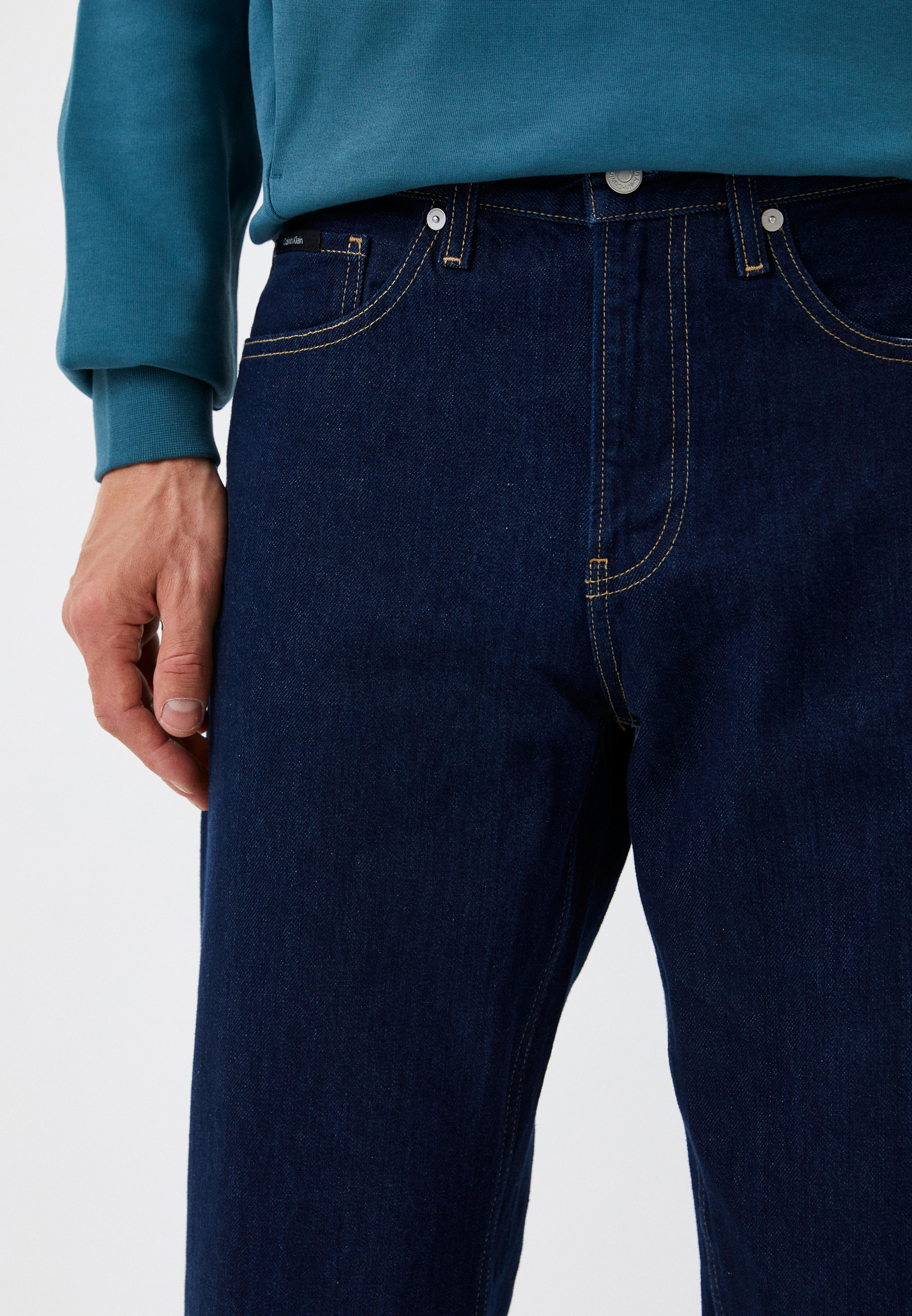 Мужские прямые джинсы Calvin Klein (Кельвин Кляйн) K10K109463: изображение 4