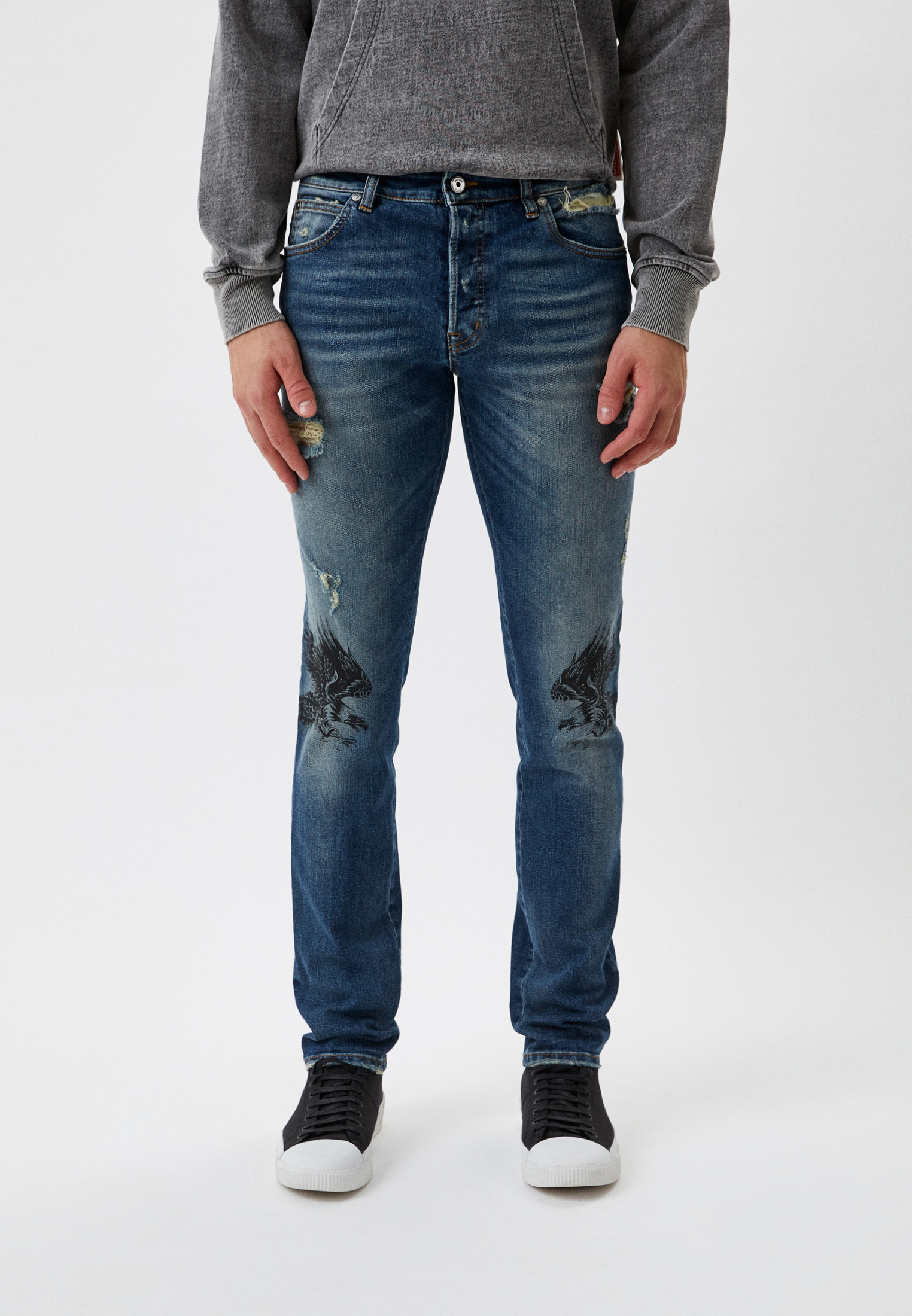 Мужские прямые джинсы Just Cavalli (Джаст Кавалли) S01LA0151N32064: изображение 1