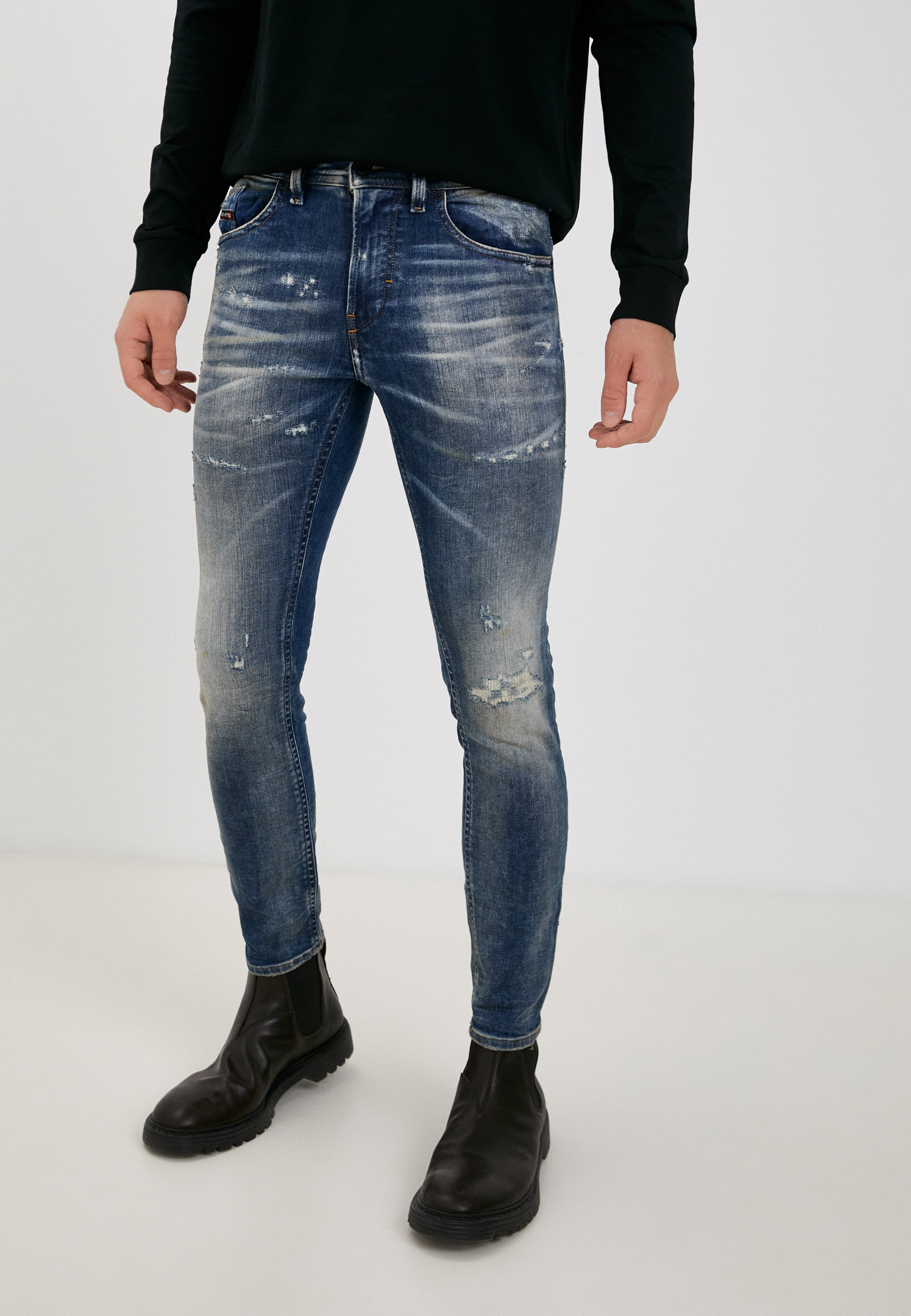 Мужские зауженные джинсы Diesel (Дизель) 00SE3D0870Q: изображение 1