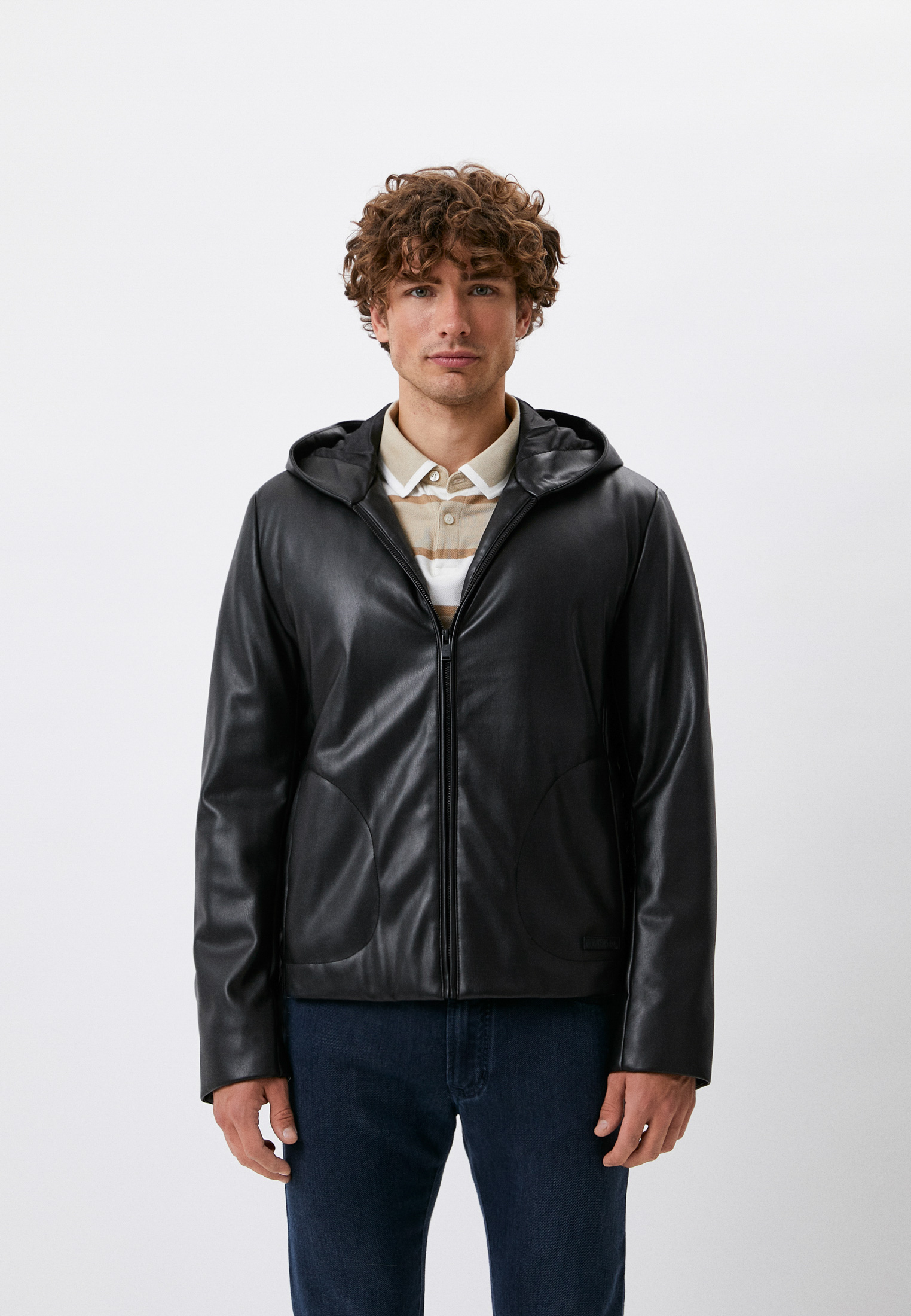 Кожаная куртка Trussardi (Труссарди) 52S00758-1T004841