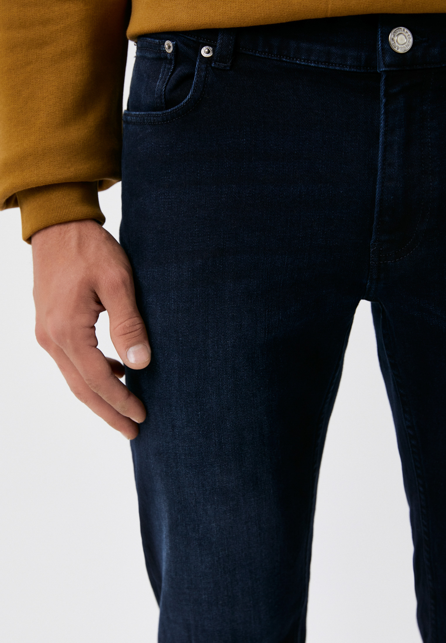 Мужские зауженные джинсы Trussardi (Труссарди) 52J00000-1T005943: изображение 4