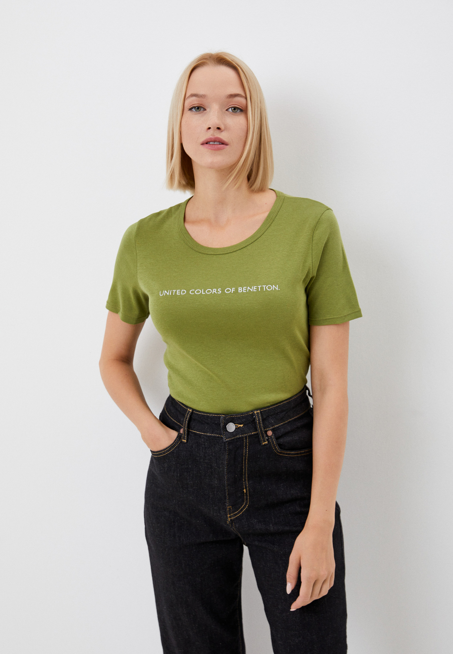 Футболка с коротким рукавом женский United Colors of Benetton (Юнайтед ...