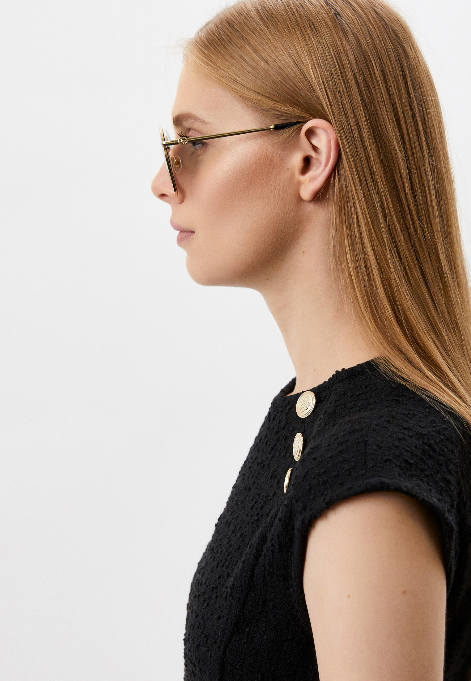 Женские солнцезащитные очки Gucci (Гуччи) GG1142S: изображение 1
