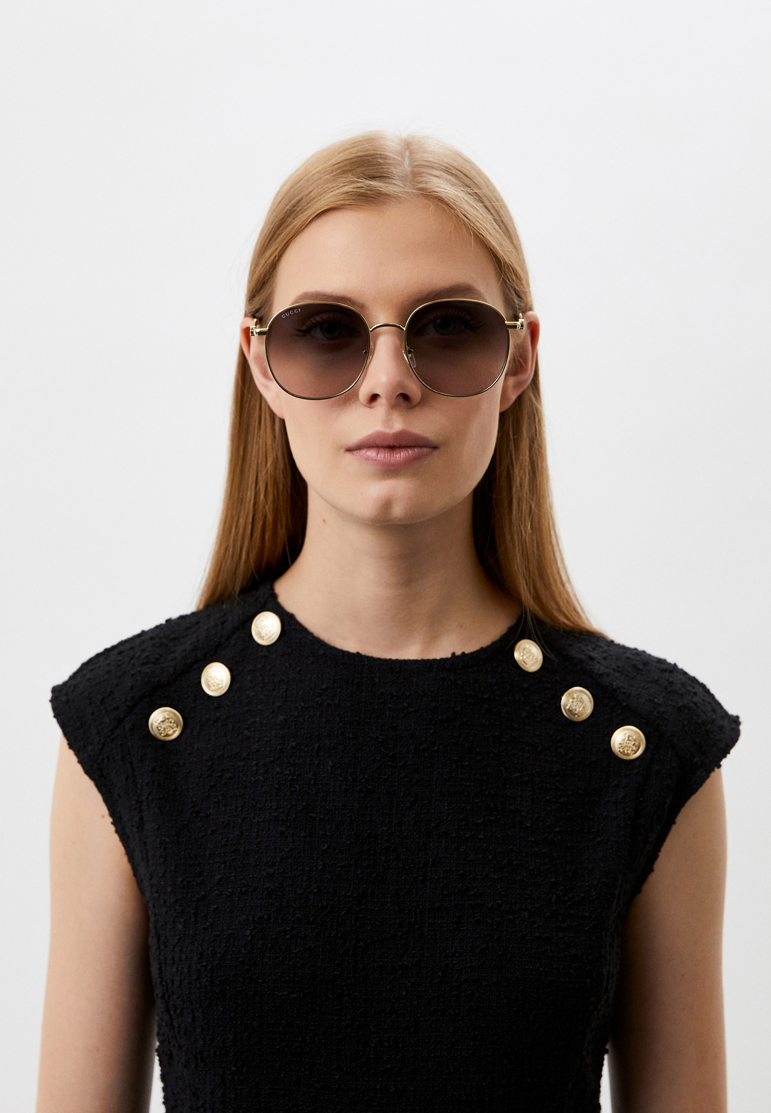 Женские солнцезащитные очки Gucci (Гуччи) GG1142S: изображение 2