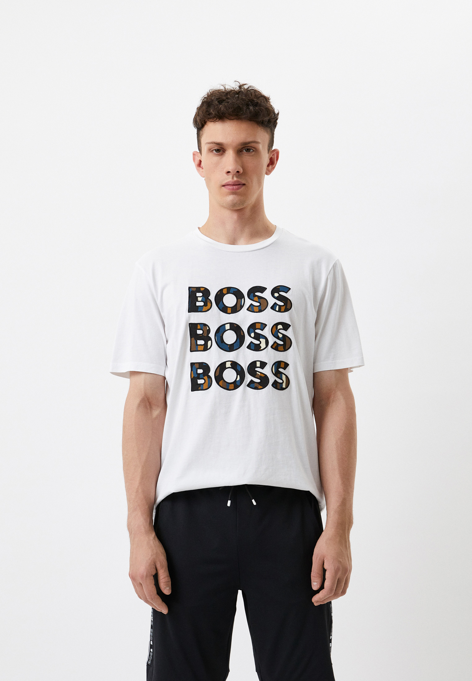 Мужская футболка Boss (Босс) 50473066: изображение 1