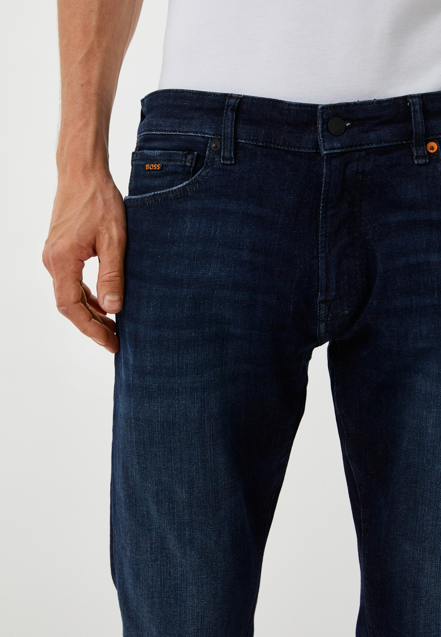 Мужские прямые джинсы Boss (Босс) 50473400: изображение 4