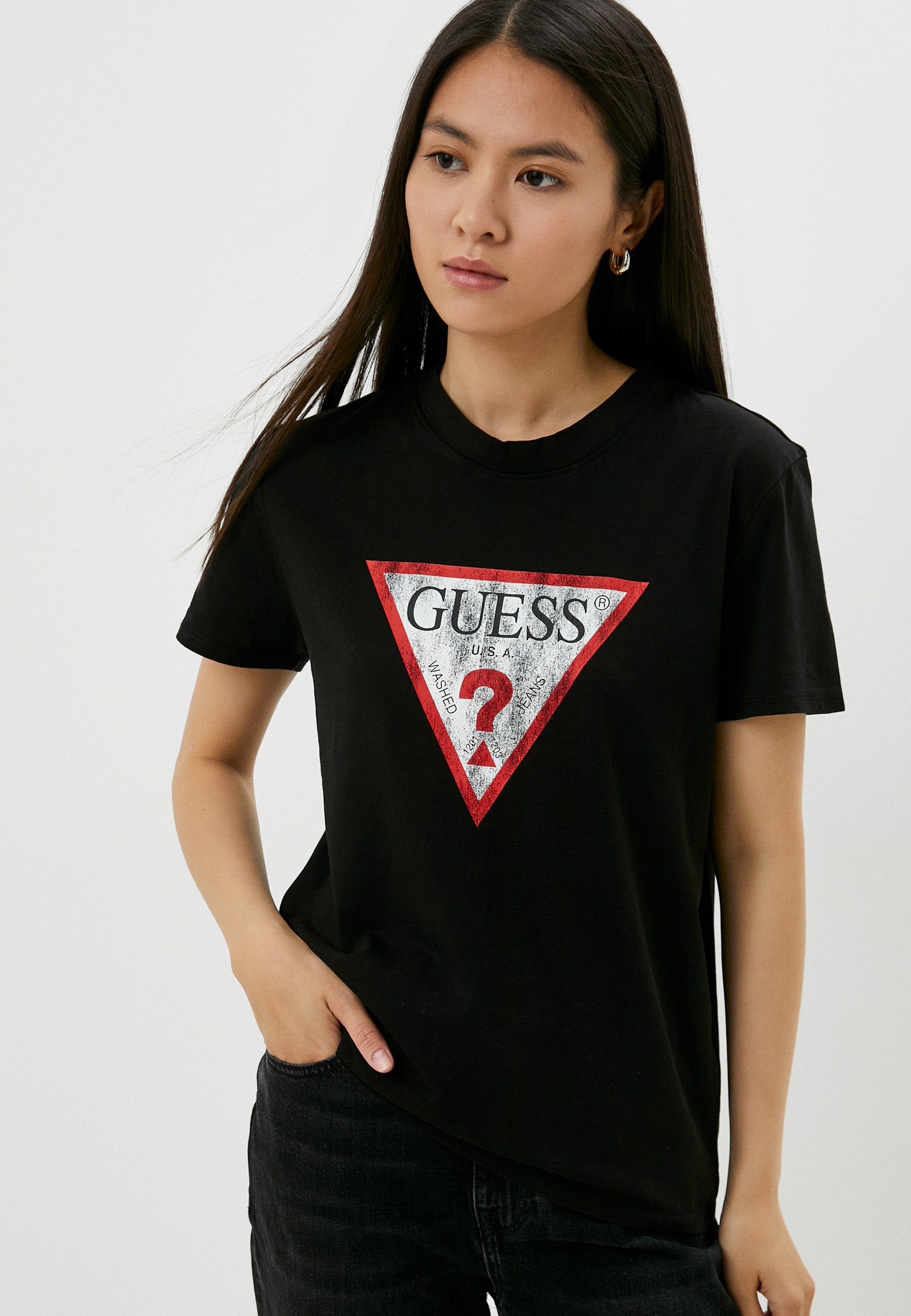 Футболка с коротким рукавом Guess (Гесс) W2BI69K8FQ1