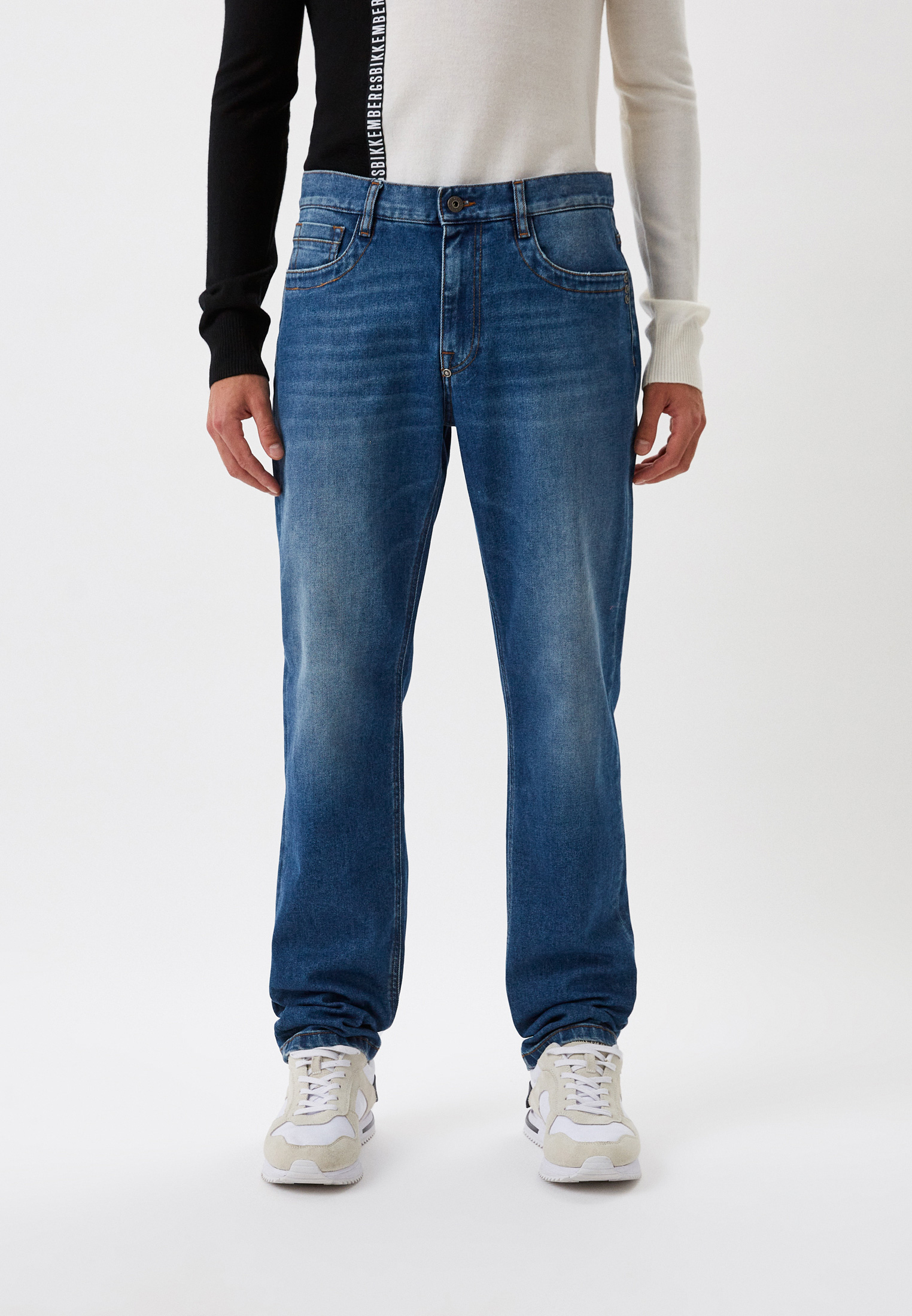 Мужские прямые джинсы Bikkembergs (Биккембергс) C Q 112 03 S 3570: изображение 1