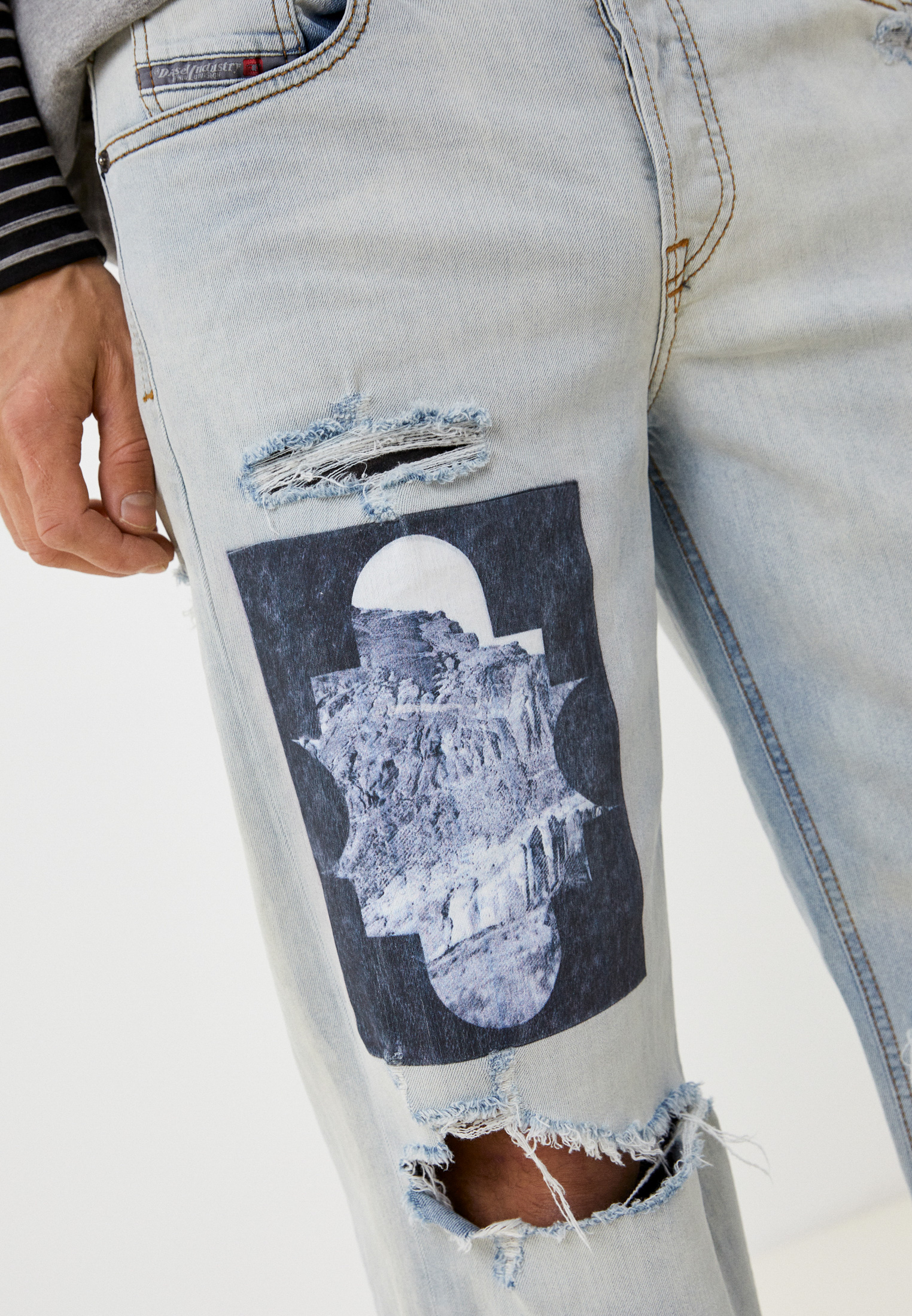 Мужские прямые джинсы Diesel (Дизель) 00SD5V084QZ: изображение 4