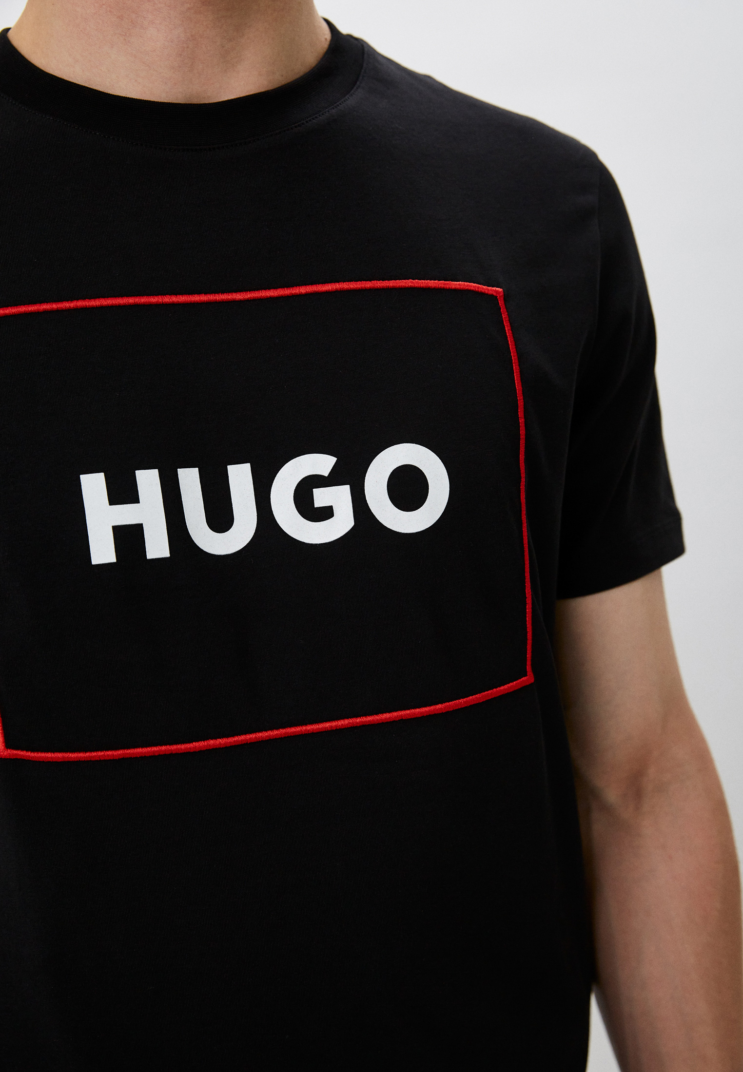 Мужская футболка Hugo (Хуго) 50475330: изображение 4