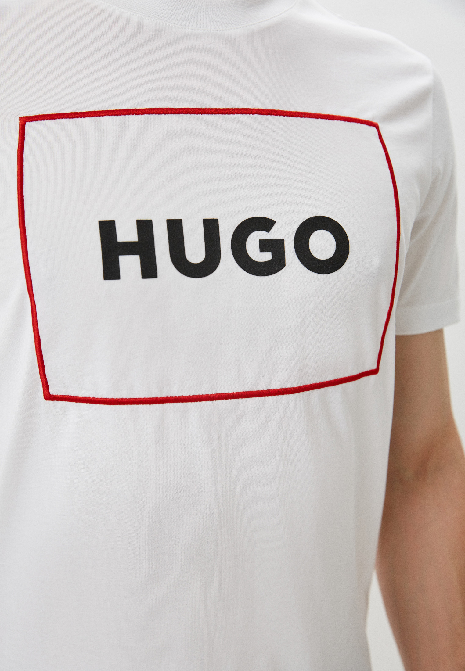 Мужская футболка Hugo (Хуго) 50475330: изображение 4