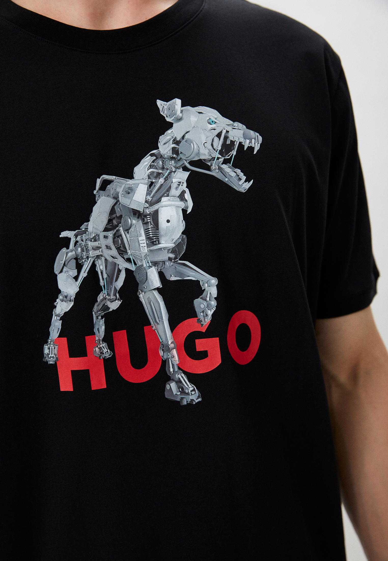 Мужская футболка Hugo (Хуго) 50475590: изображение 4