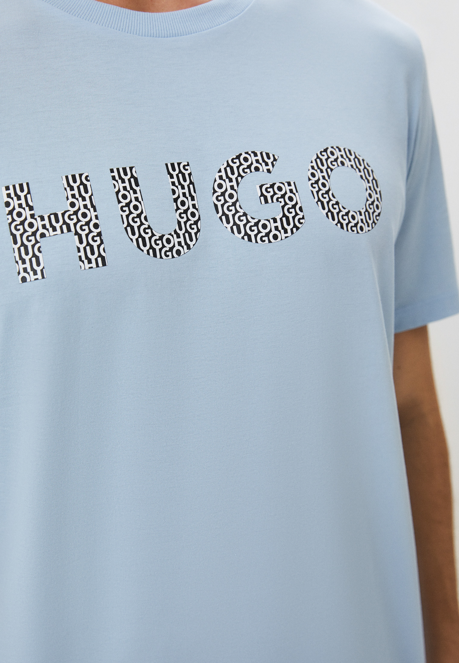 Мужская футболка Hugo (Хуго) 50477202: изображение 4