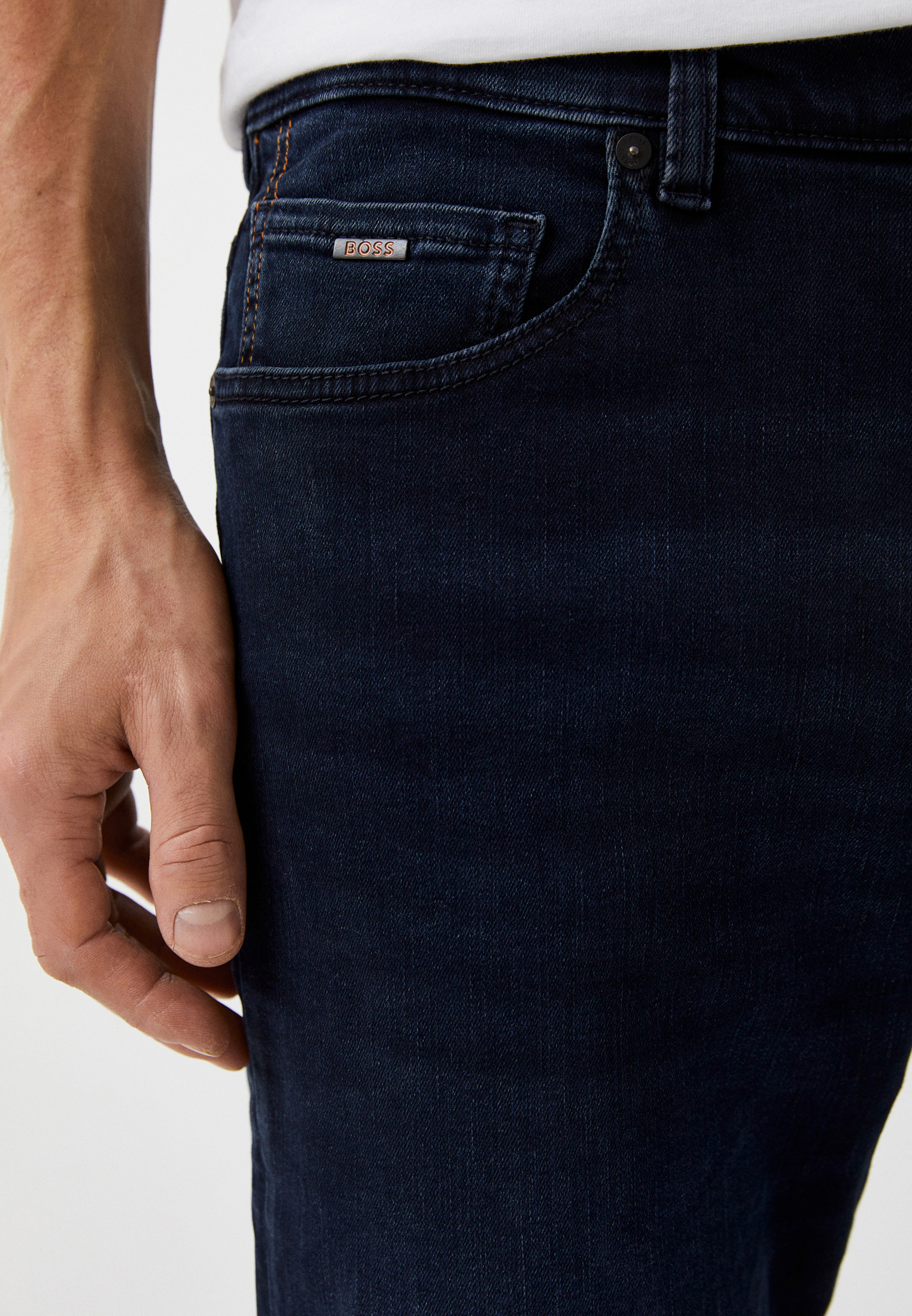 Мужские прямые джинсы Boss (Босс) 50480204: изображение 4