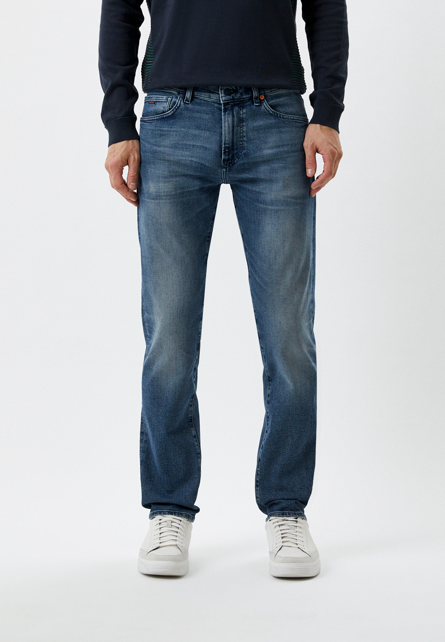Мужские прямые джинсы Boss (Босс) 50480078: изображение 1