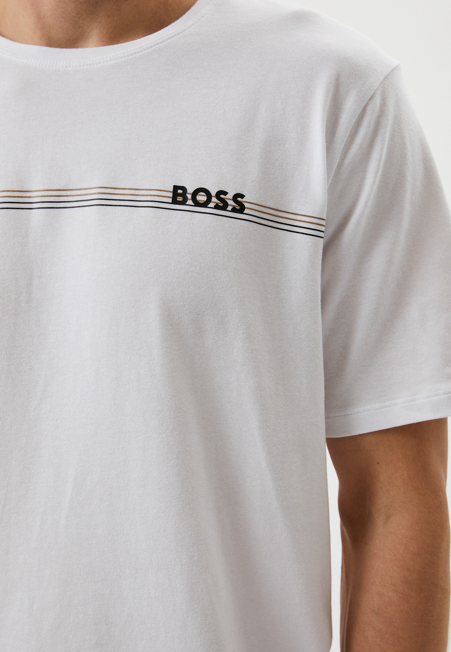 Мужская футболка Boss (Босс) 50479303: изображение 4
