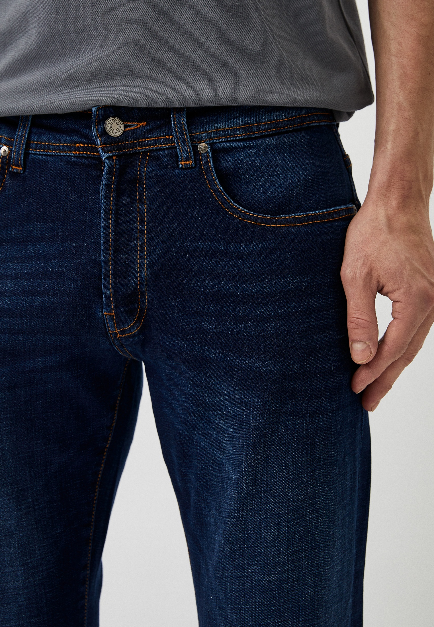 Мужские зауженные джинсы Liu Jo Uomo (Лиу Джо Уомо) M000P304FRANKDK: изображение 8