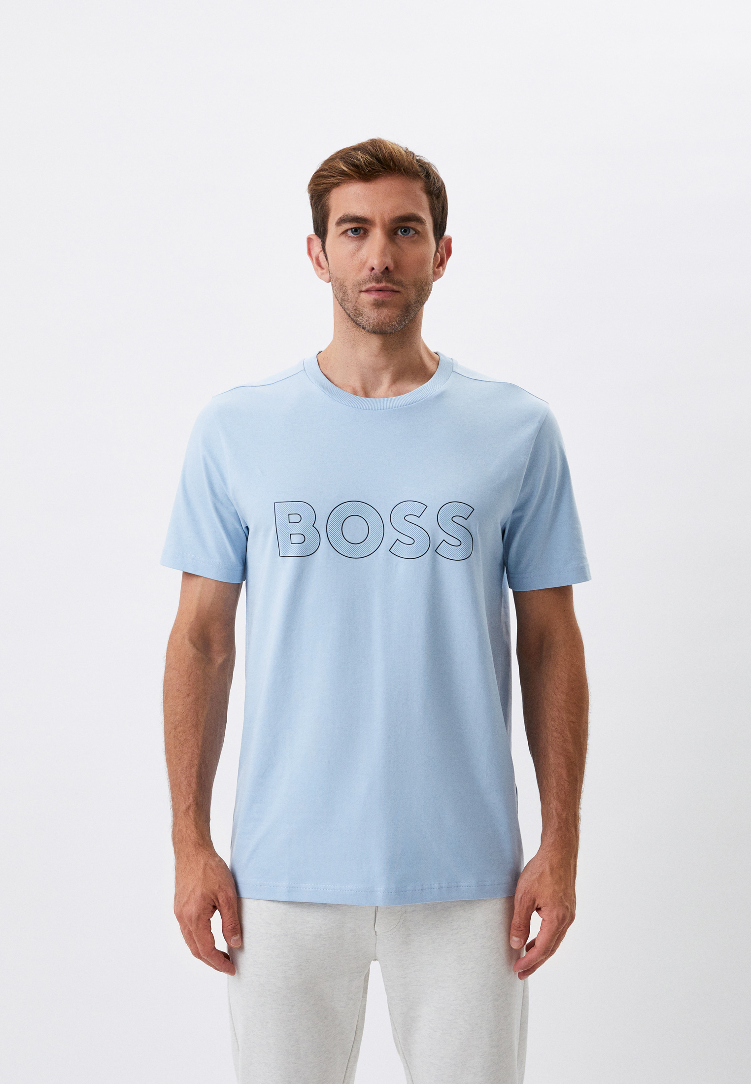 Мужская футболка Boss (Босс) 50474232: изображение 1