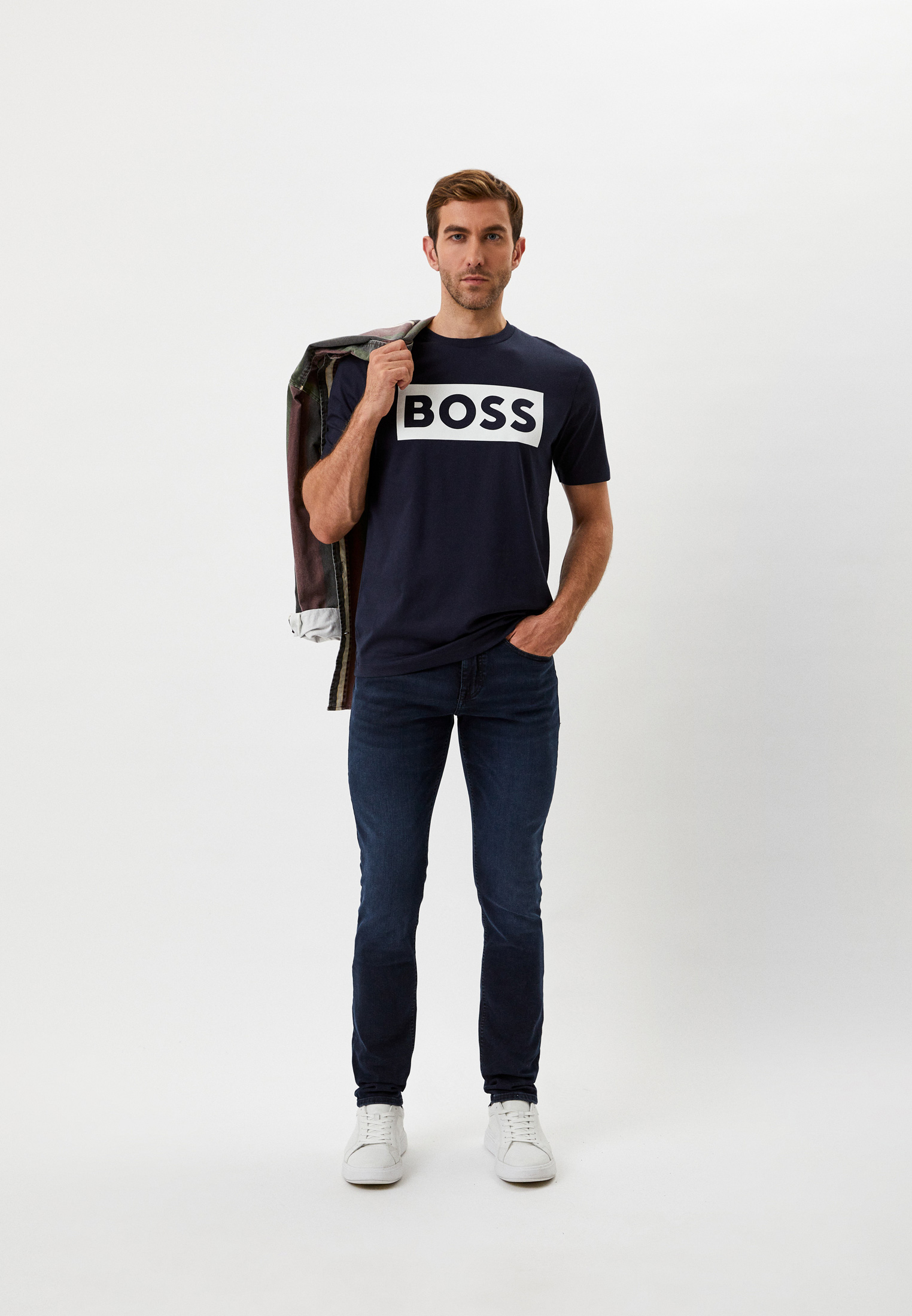 Мужские прямые джинсы Boss (Босс) 50479989: изображение 2