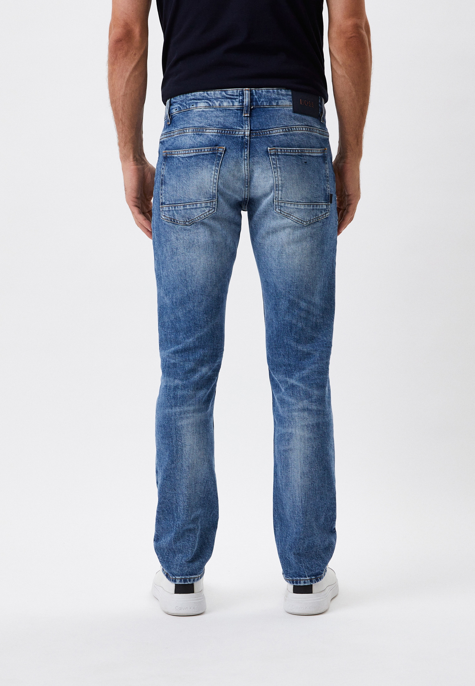 Мужские прямые джинсы Boss (Босс) 50473036: изображение 3