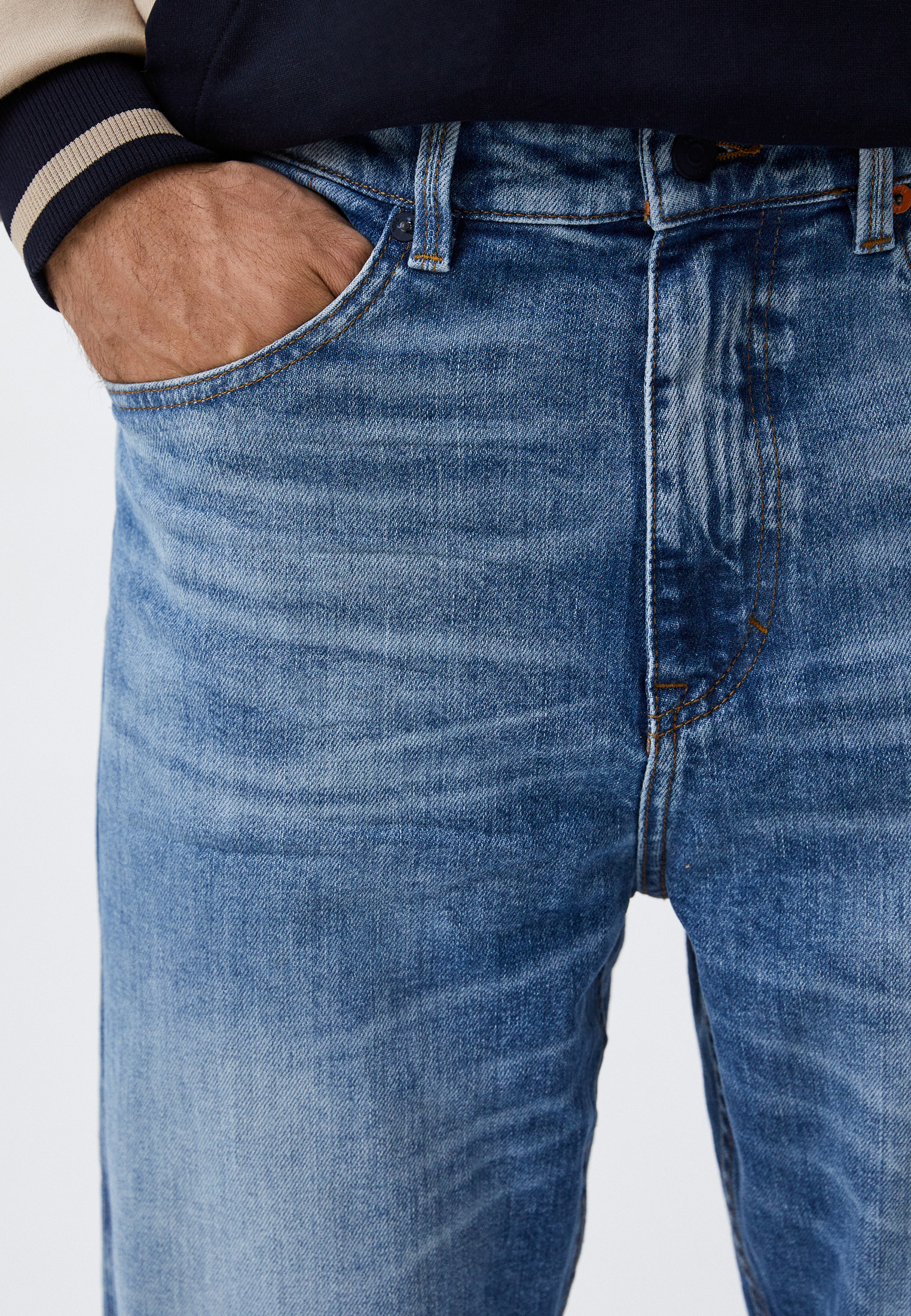 Мужские зауженные джинсы Boss (Босс) 50473408: изображение 4