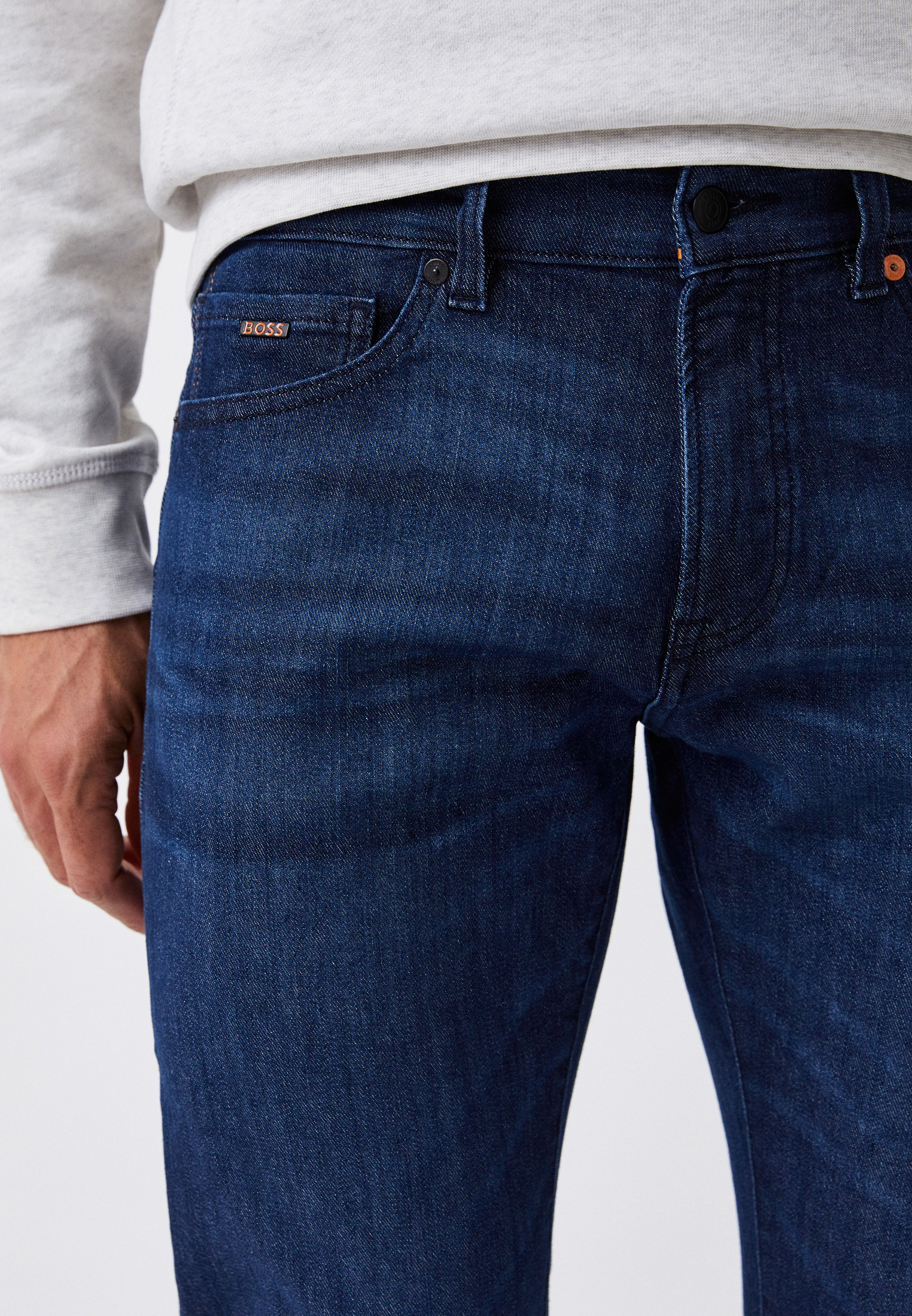 Мужские зауженные джинсы Boss (Босс) 50474075: изображение 4