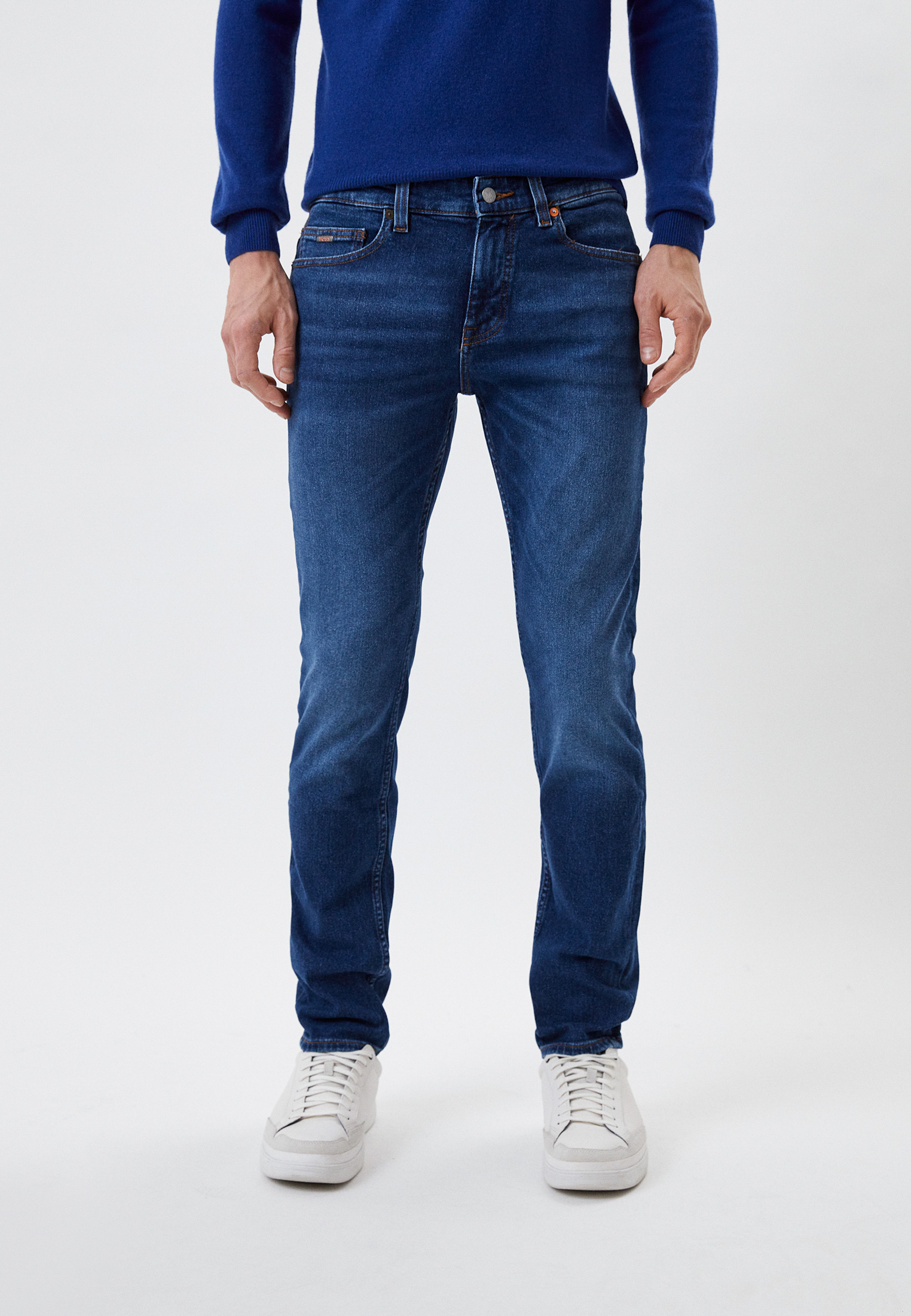 Мужские прямые джинсы Boss (Босс) 50479953: изображение 1