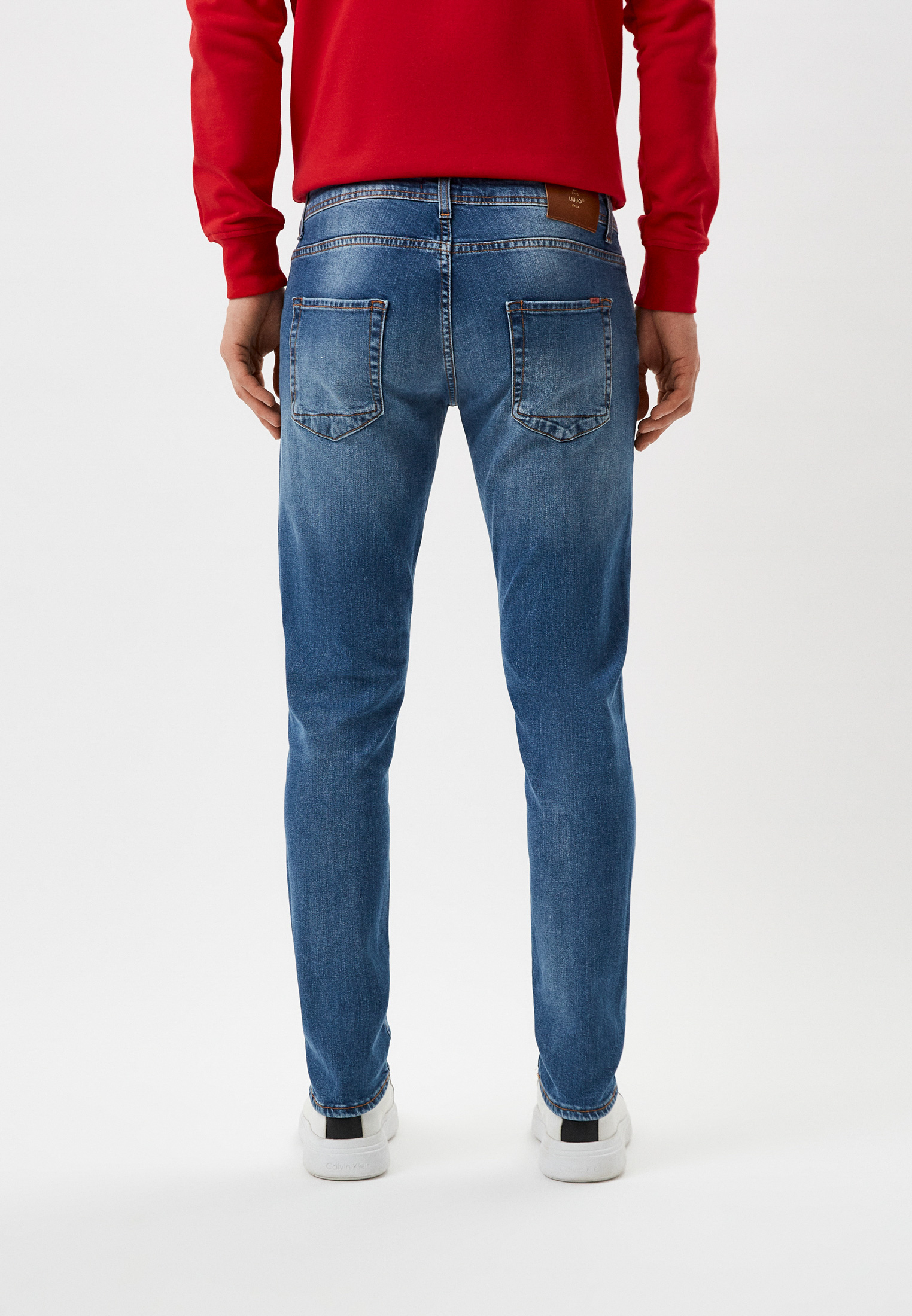 Мужские зауженные джинсы Liu Jo Uomo (Лиу Джо Уомо) M000P304FRANKMD: изображение 3