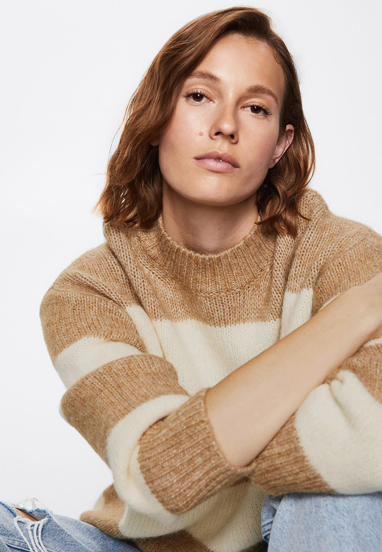 Джемпер женский Mango (Манго) 37017740 купить за 1280 руб.