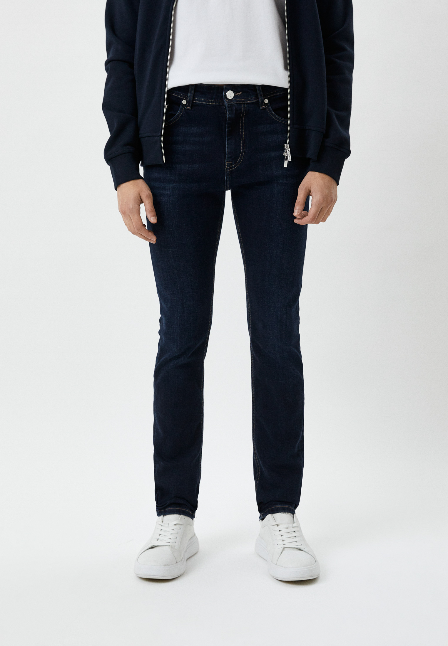 Мужские зауженные джинсы Karl Lagerfeld (Карл Лагерфельд) 265840-500830: изображение 1