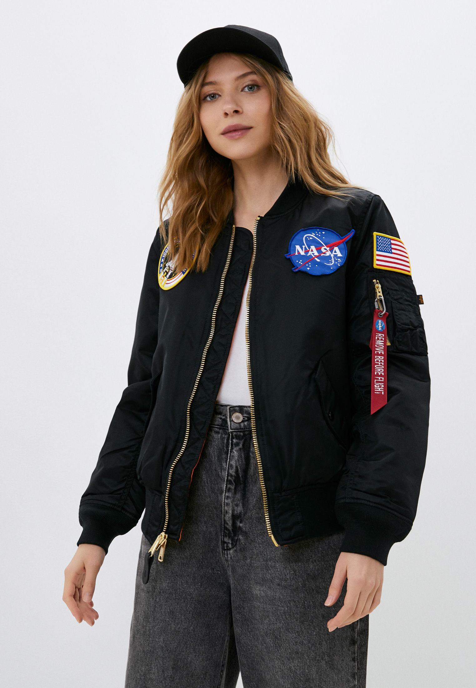Alpha Industries Бомбер Женский Купить