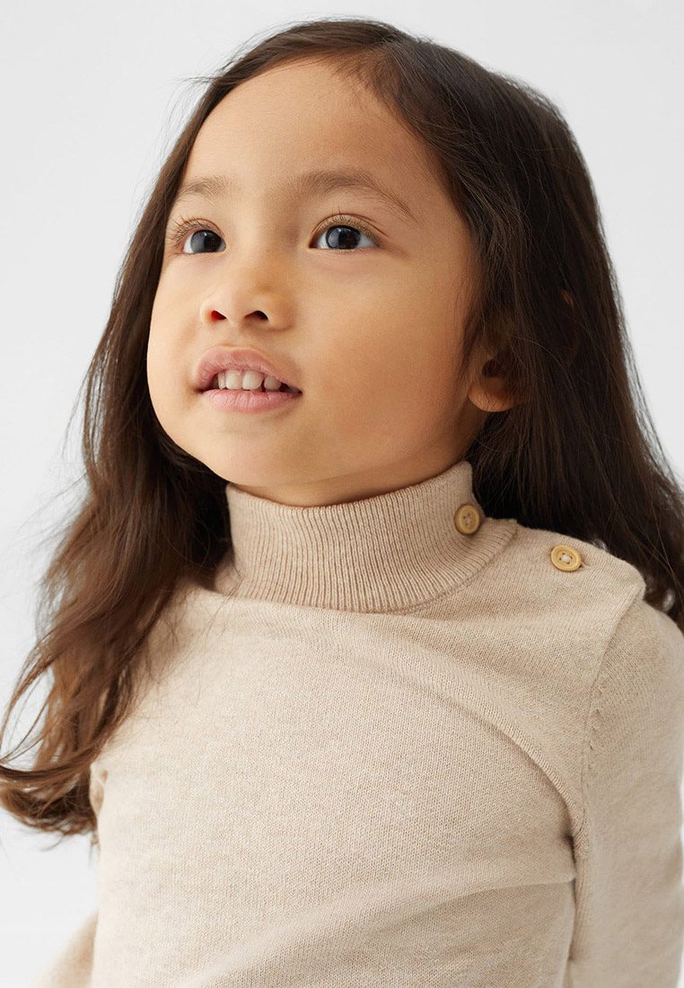 Джемпер для девочек Mango Kids (Манго Кидс) 37007710 купить за 1899 руб.