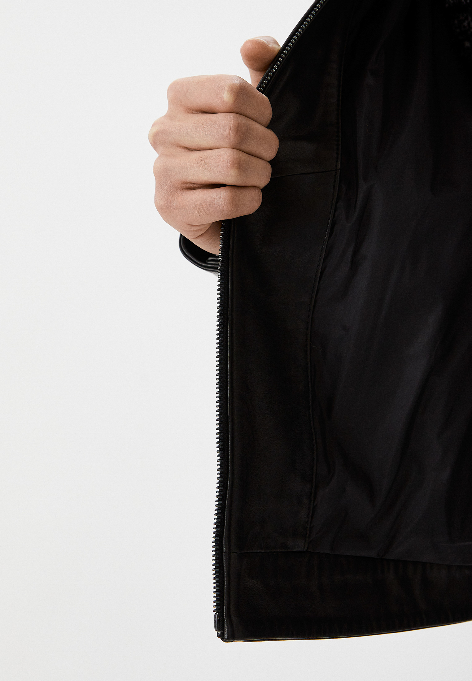 Кожаная куртка Calvin Klein (Кельвин Кляйн) K10K111247: изображение 4