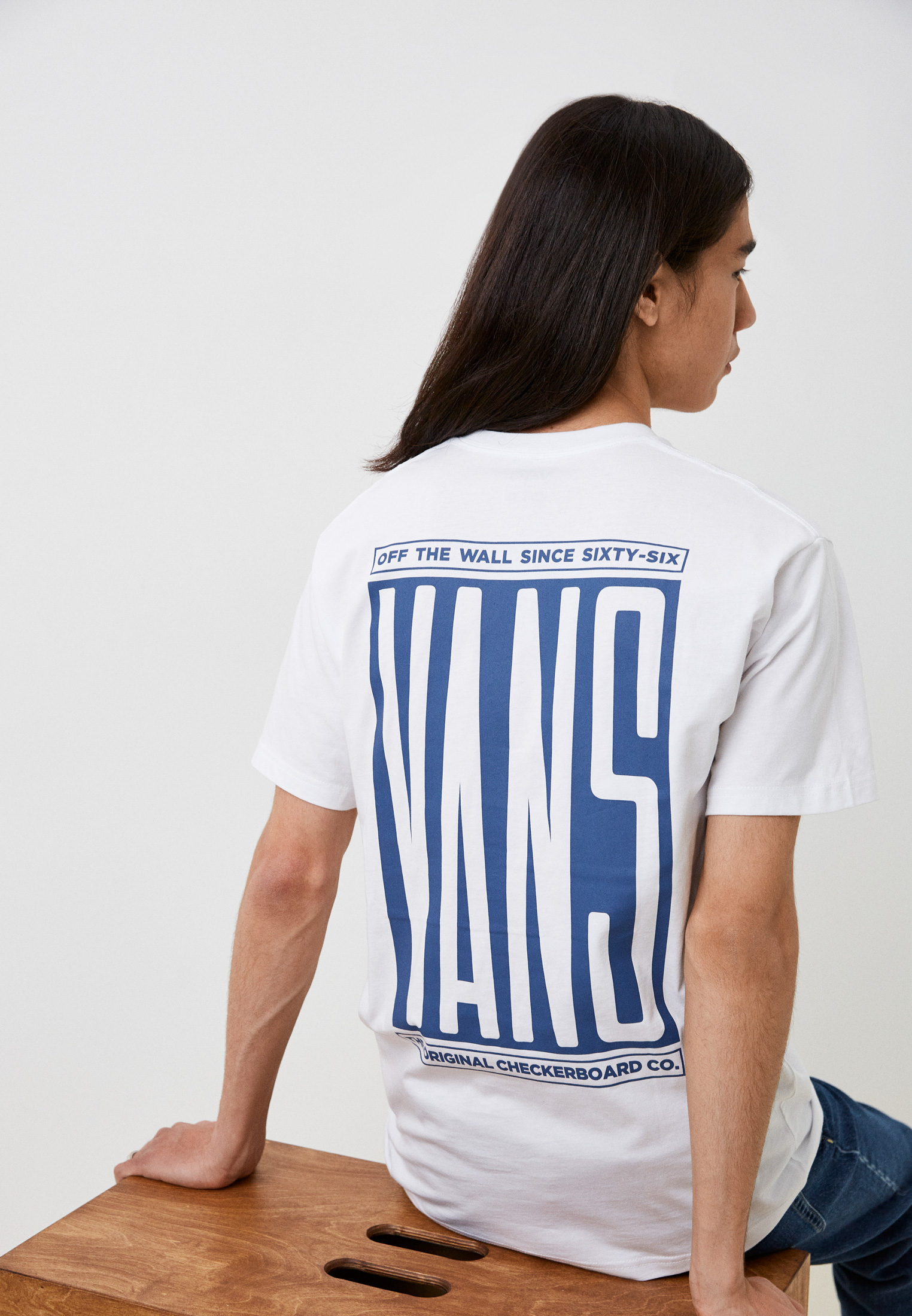 Футболка мужская VANS VA7SMW цвет белый купить за 3099 руб.