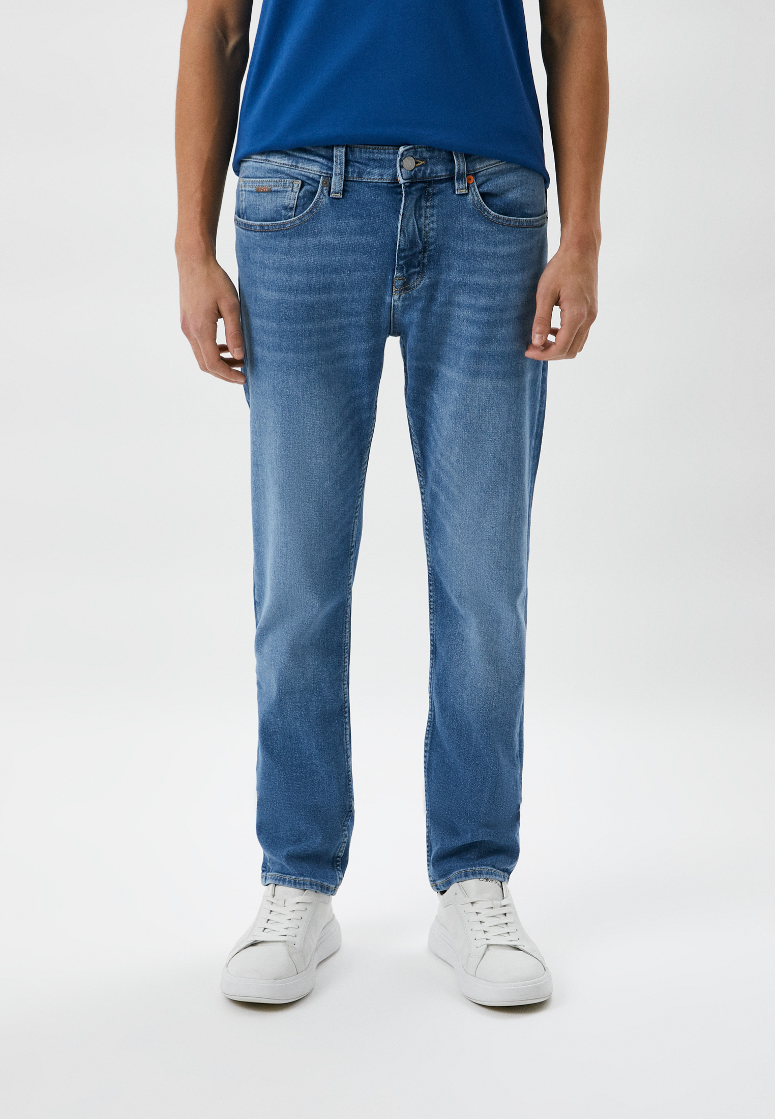 Мужские прямые джинсы Boss (Босс) 50480185: изображение 1