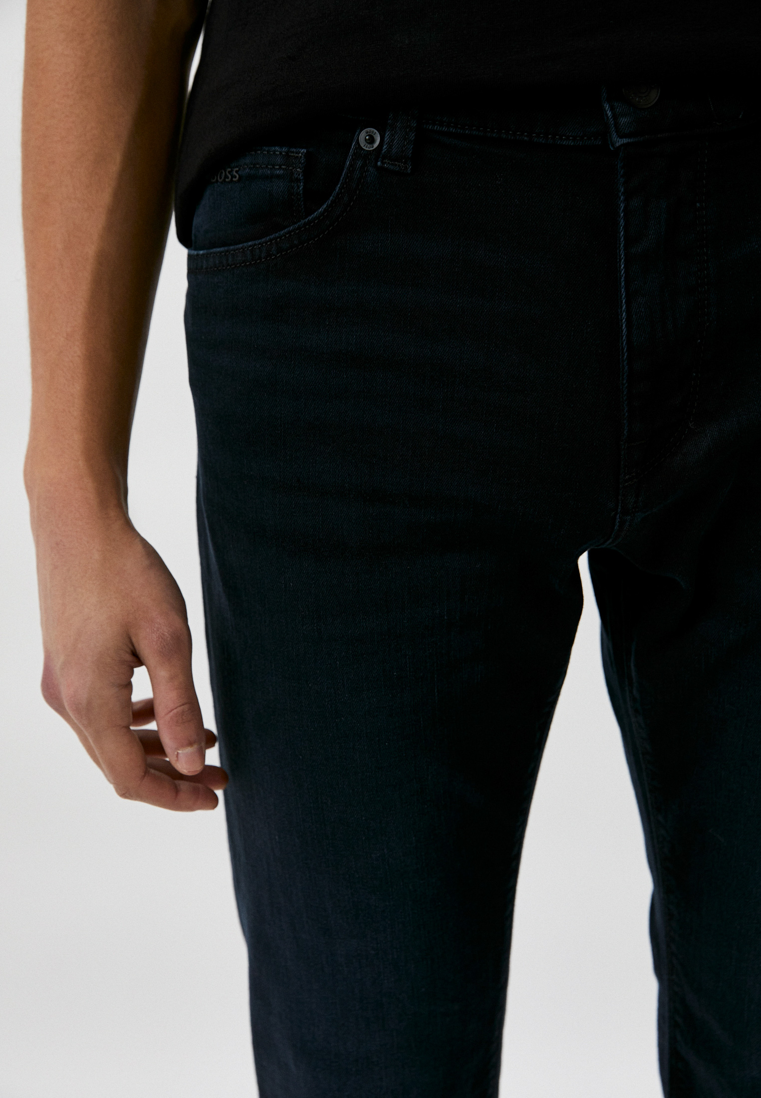 Мужские прямые джинсы Boss (Босс) 50480727: изображение 4