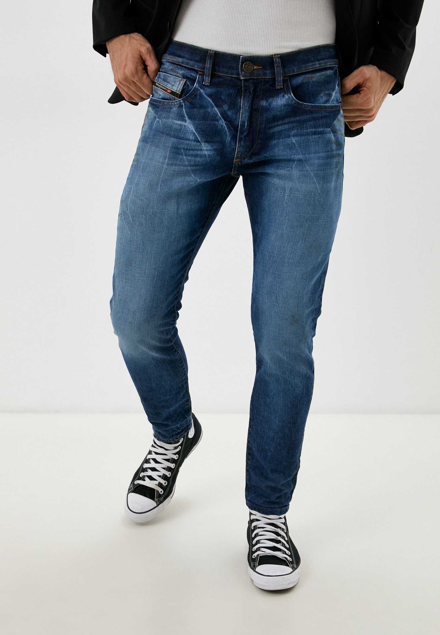 Мужские зауженные джинсы Diesel (Дизель) 00SPW409A13: изображение 1